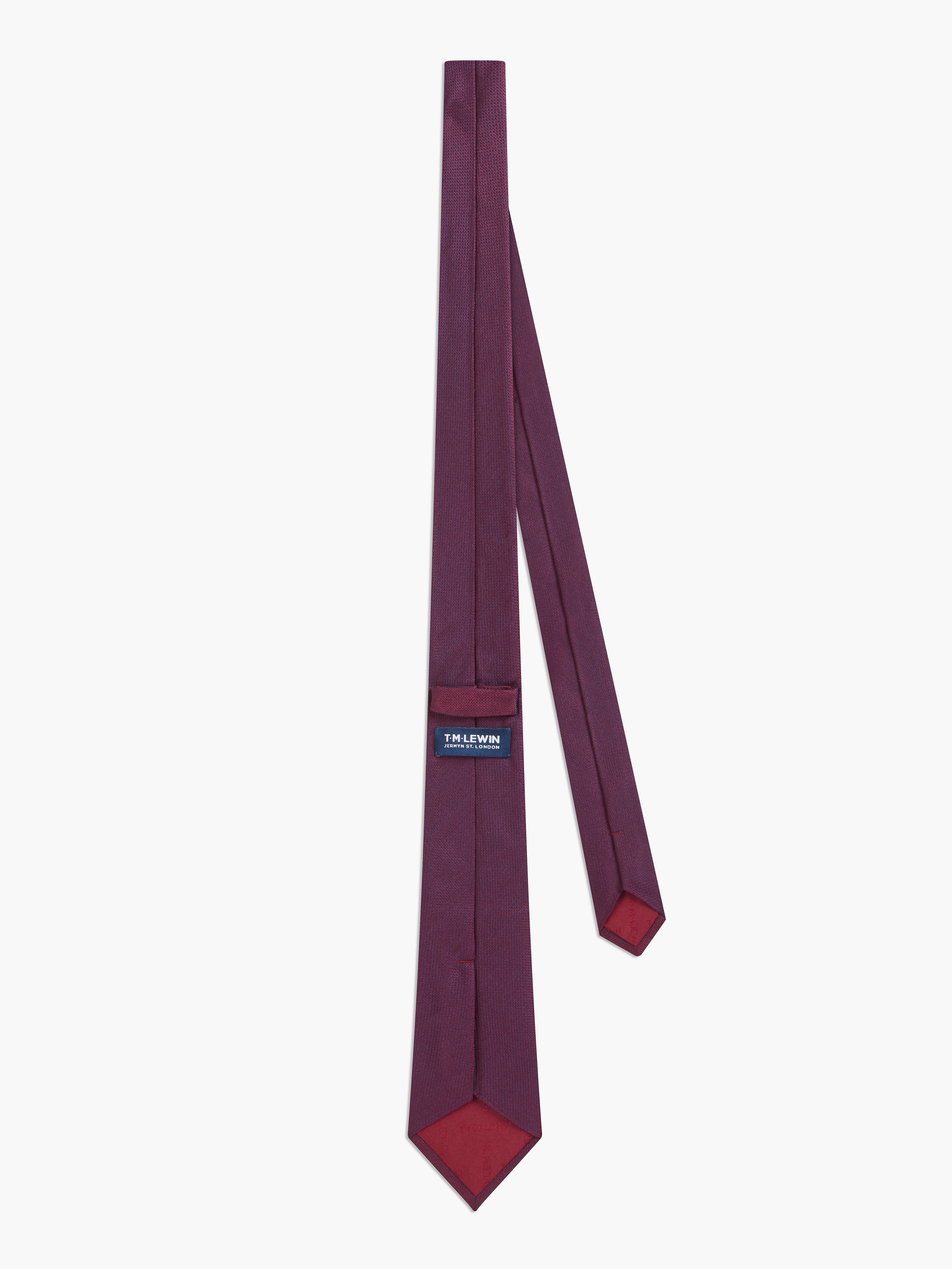 burgundy purple tie