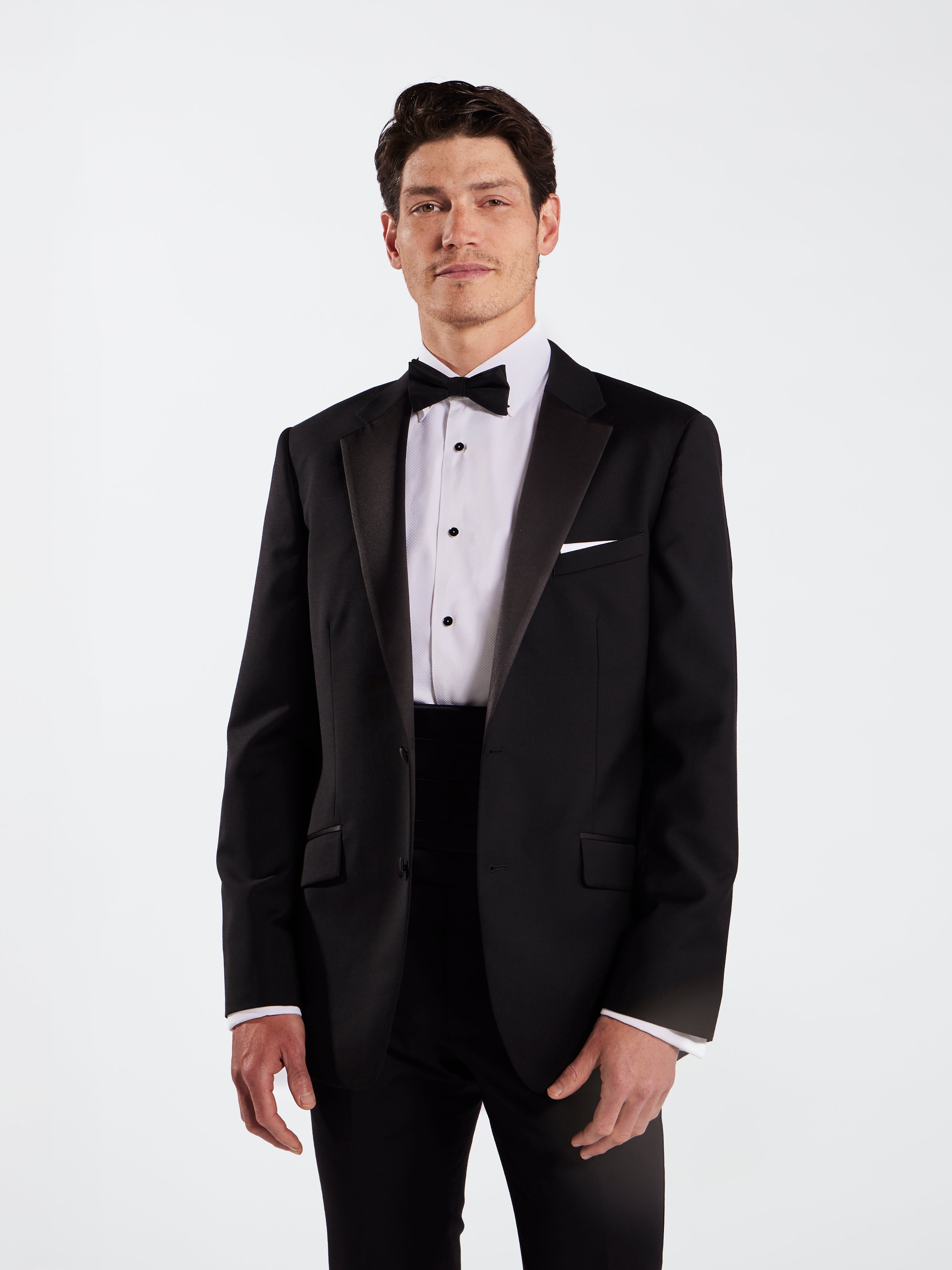 mens black tie shirts