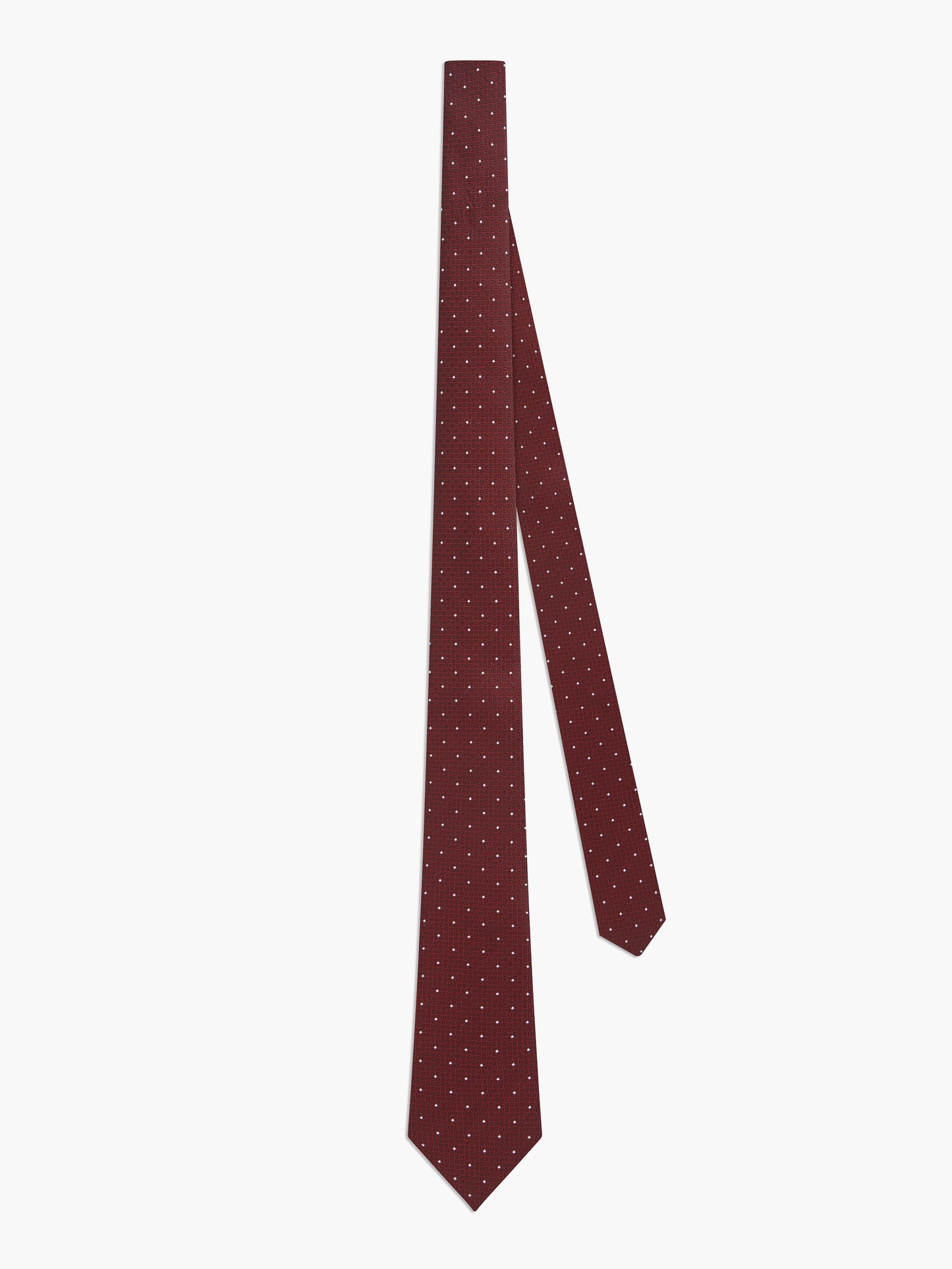 Pin Spot Silk Slim Tie