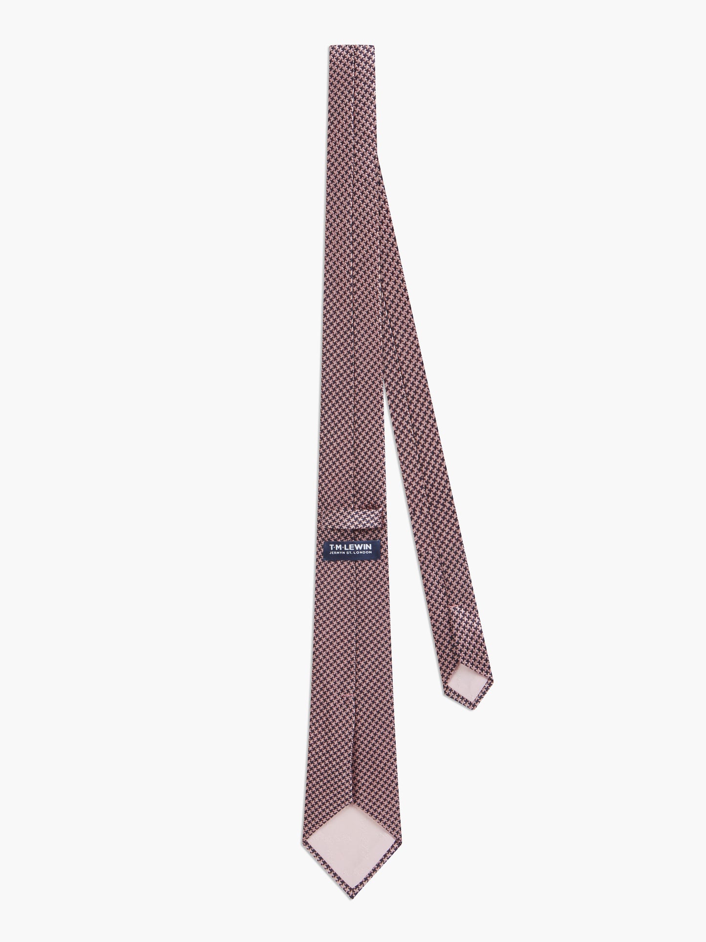 Mini Dogtooth Silk Slim Tie