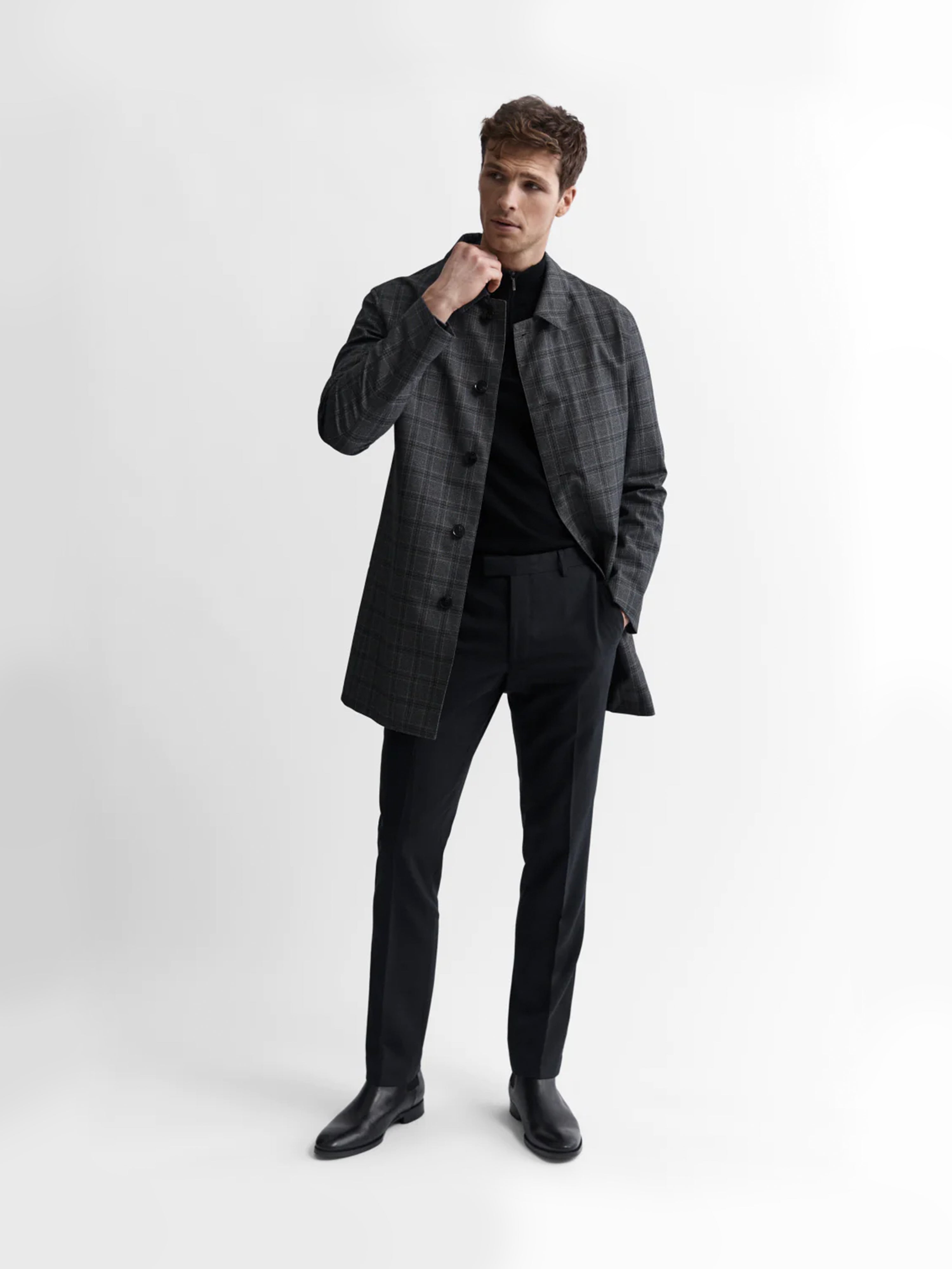 Tm lewin 2025 wool coat