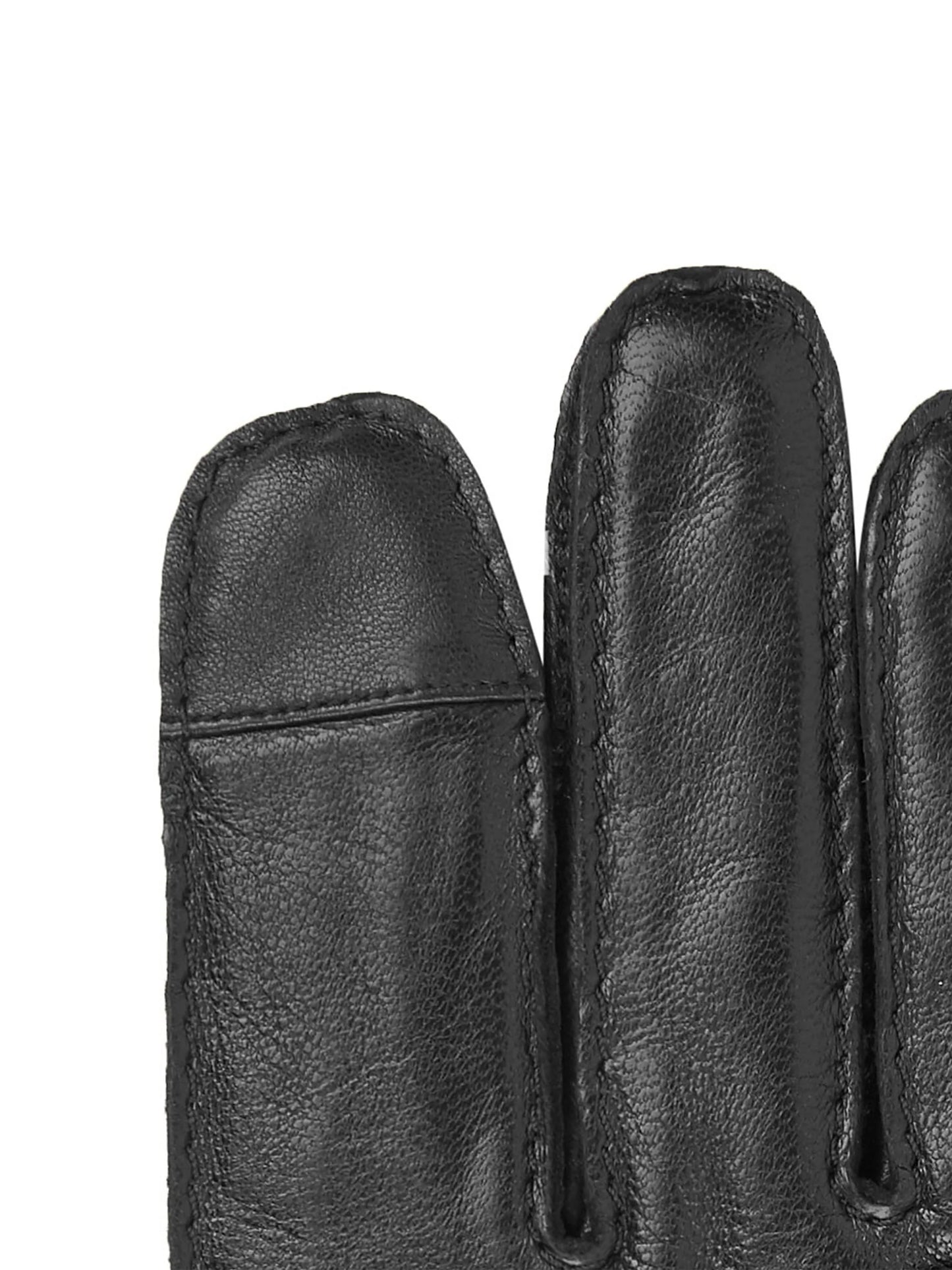 Italian Leather Black Gloves