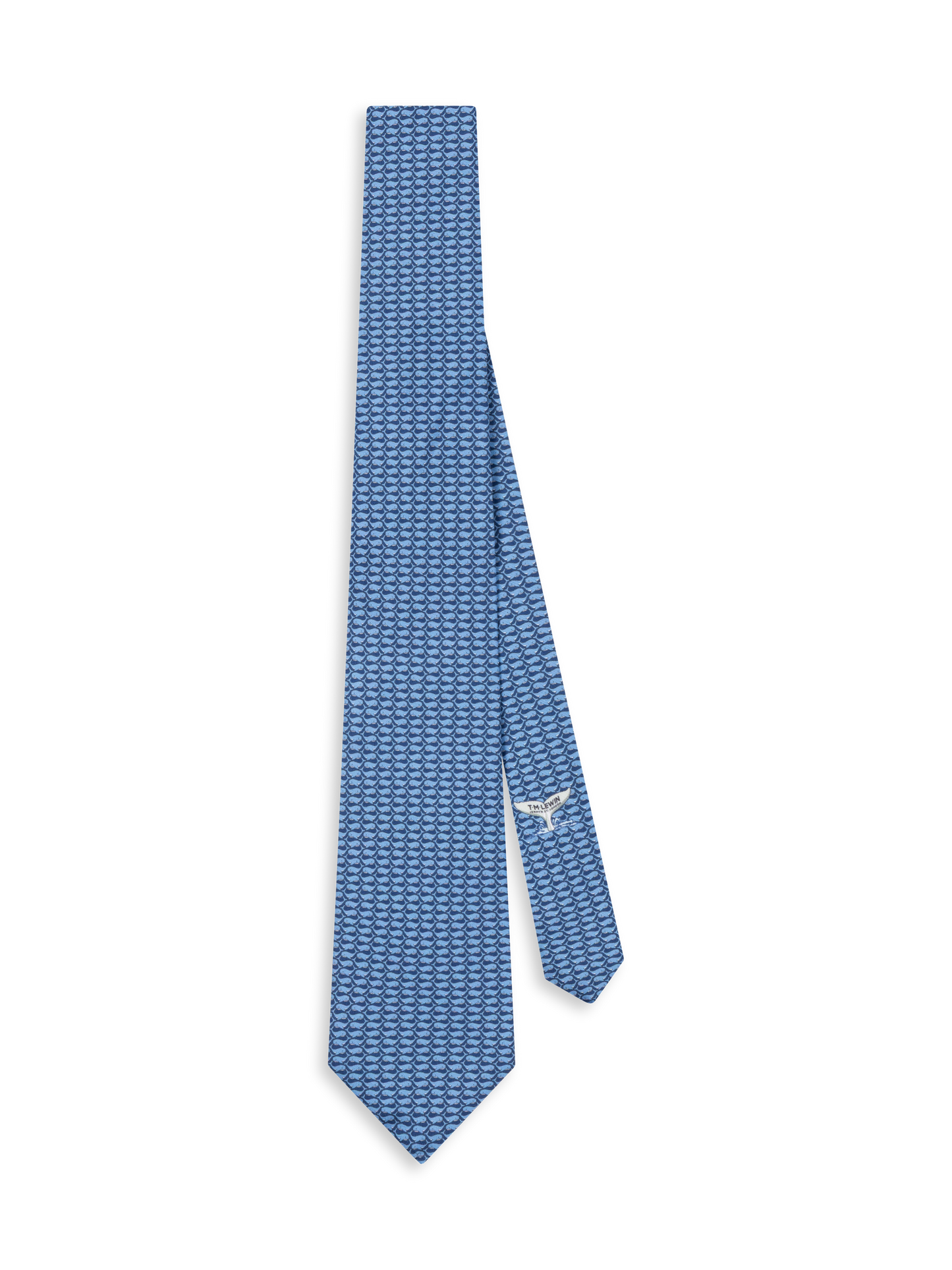 The Italian Whale Print Tie