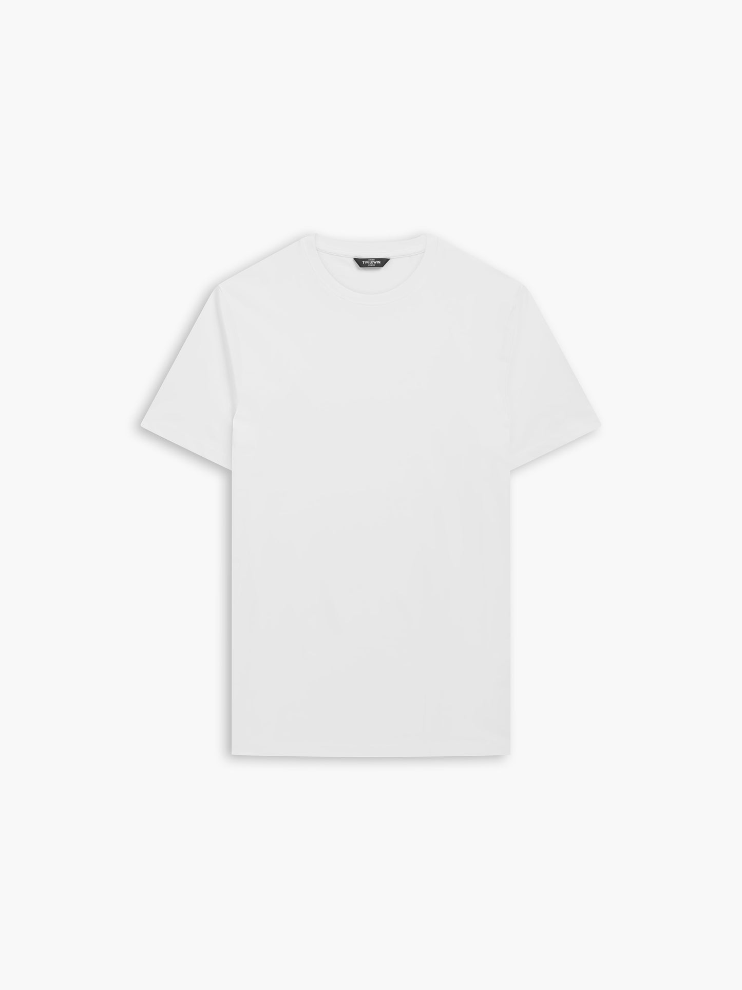 White Organic Cotton Crew Neck T-Shirt