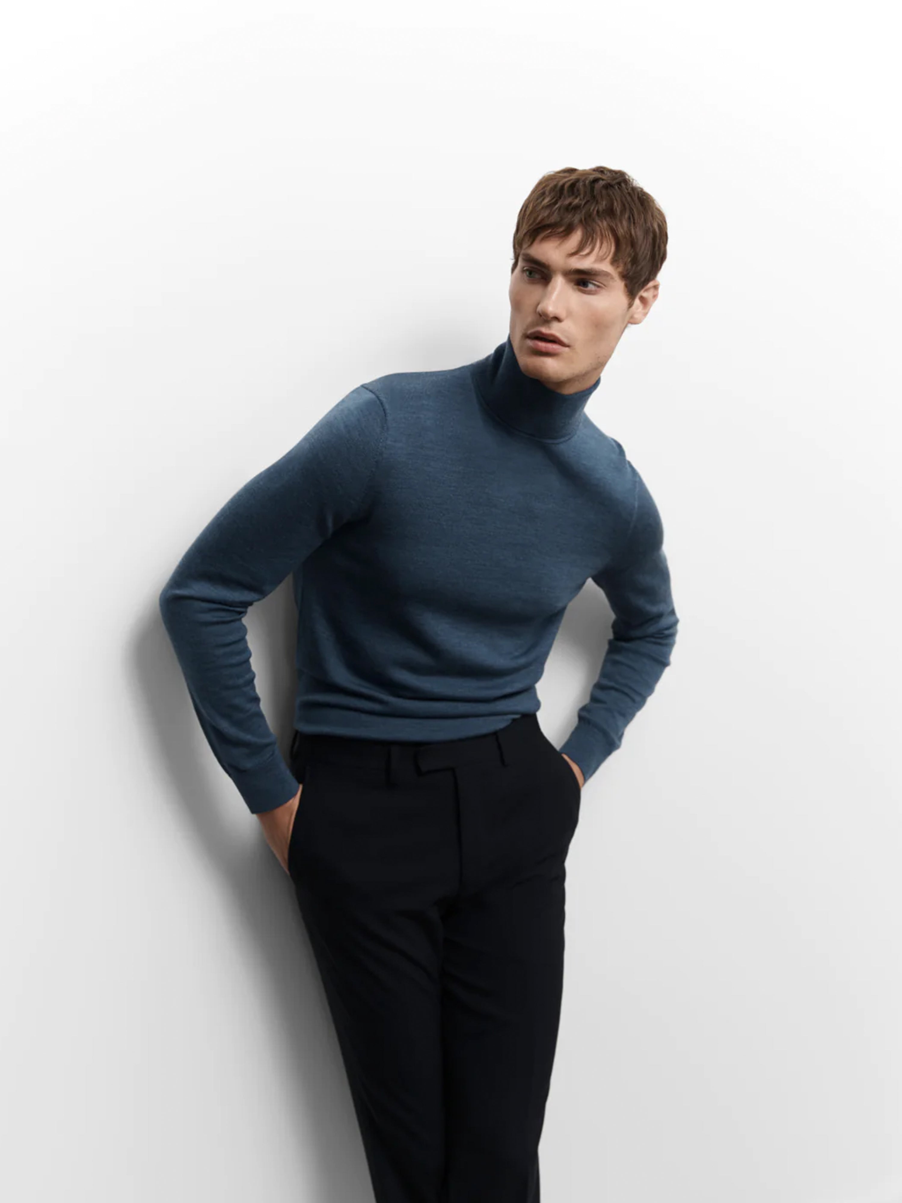 Tm lewin merino outlet wool jumper