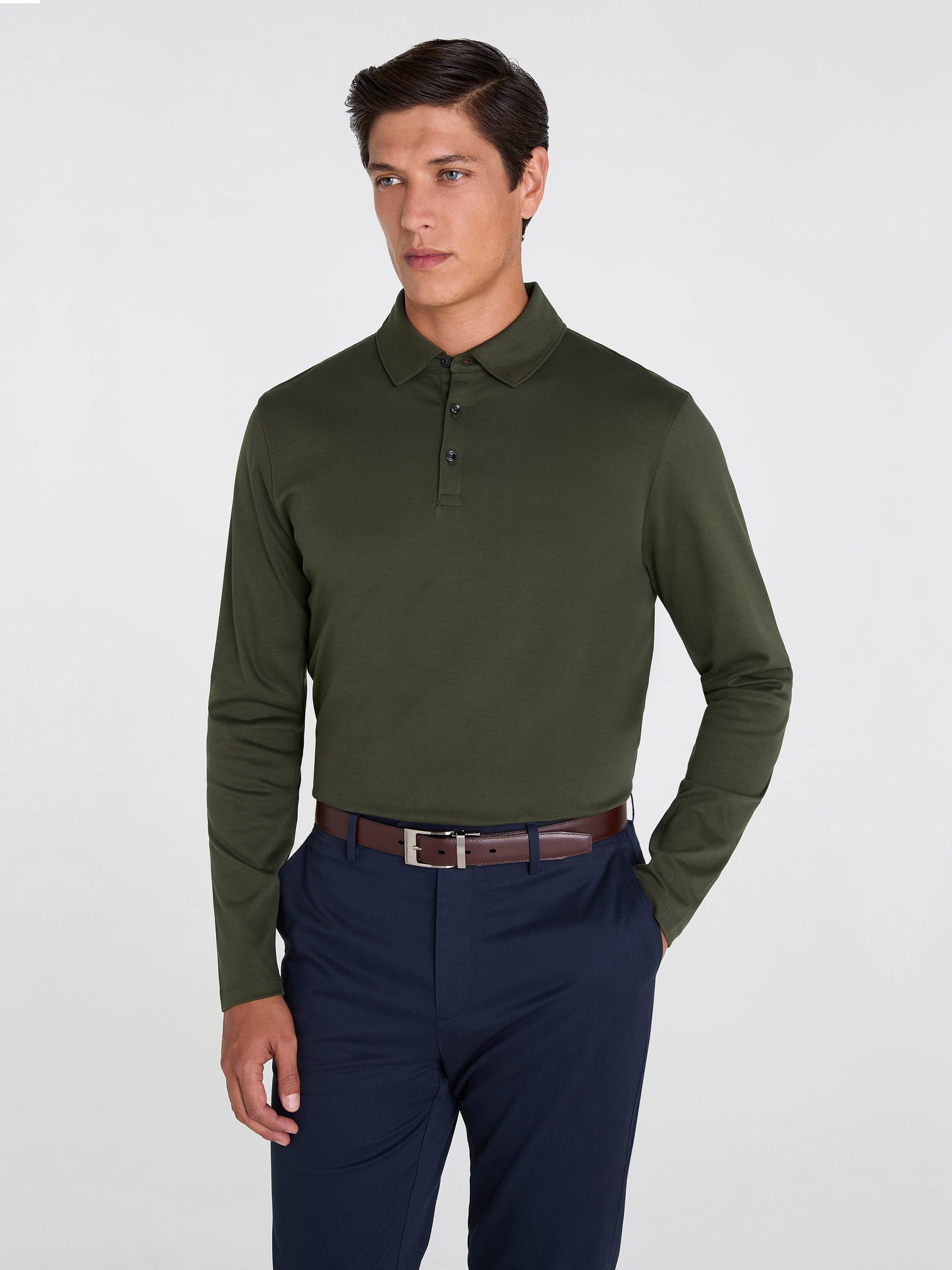 The Long Sleeve Smart Jersey Polo