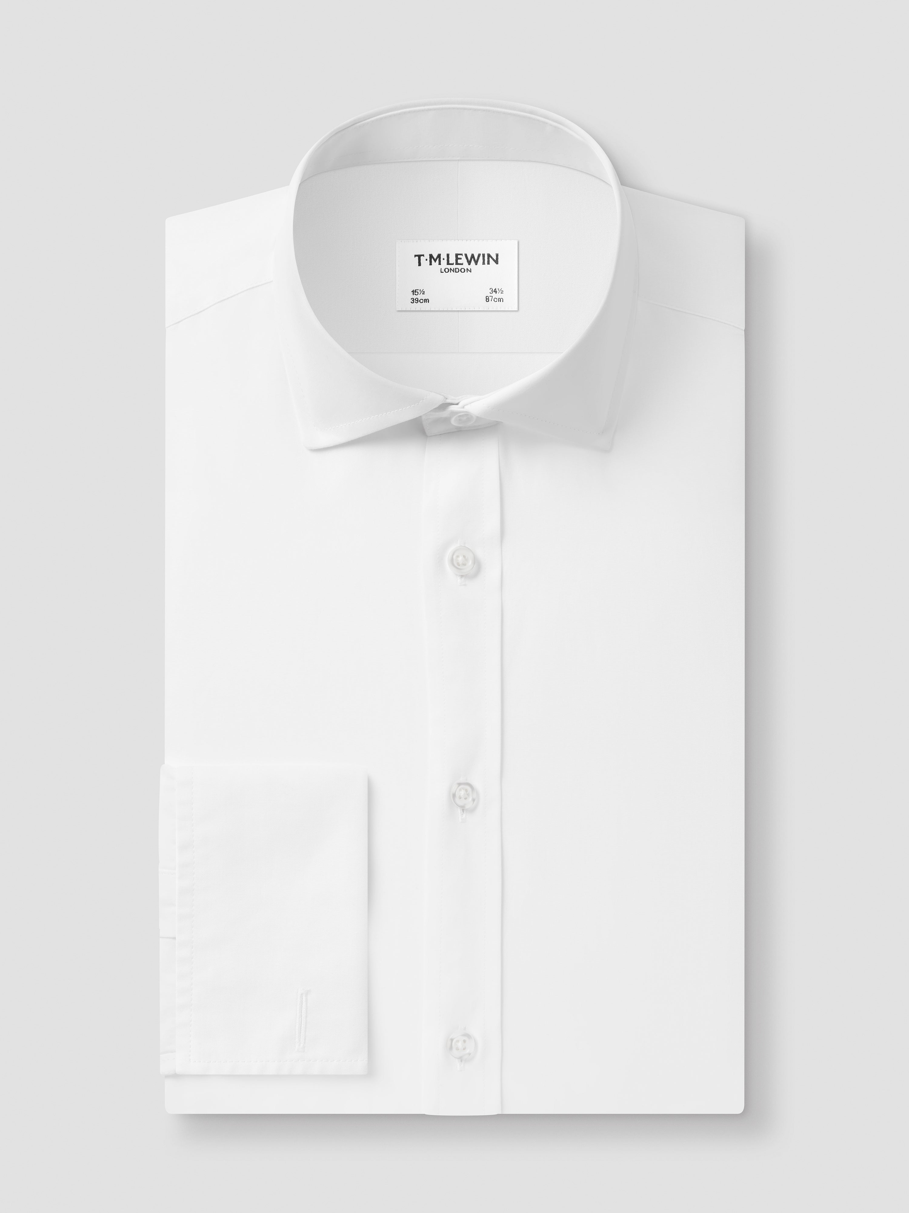 トップス LEWIN / WHITE gadidanoniem The Non-Iron Poplin Shirt – T.M.Lewin