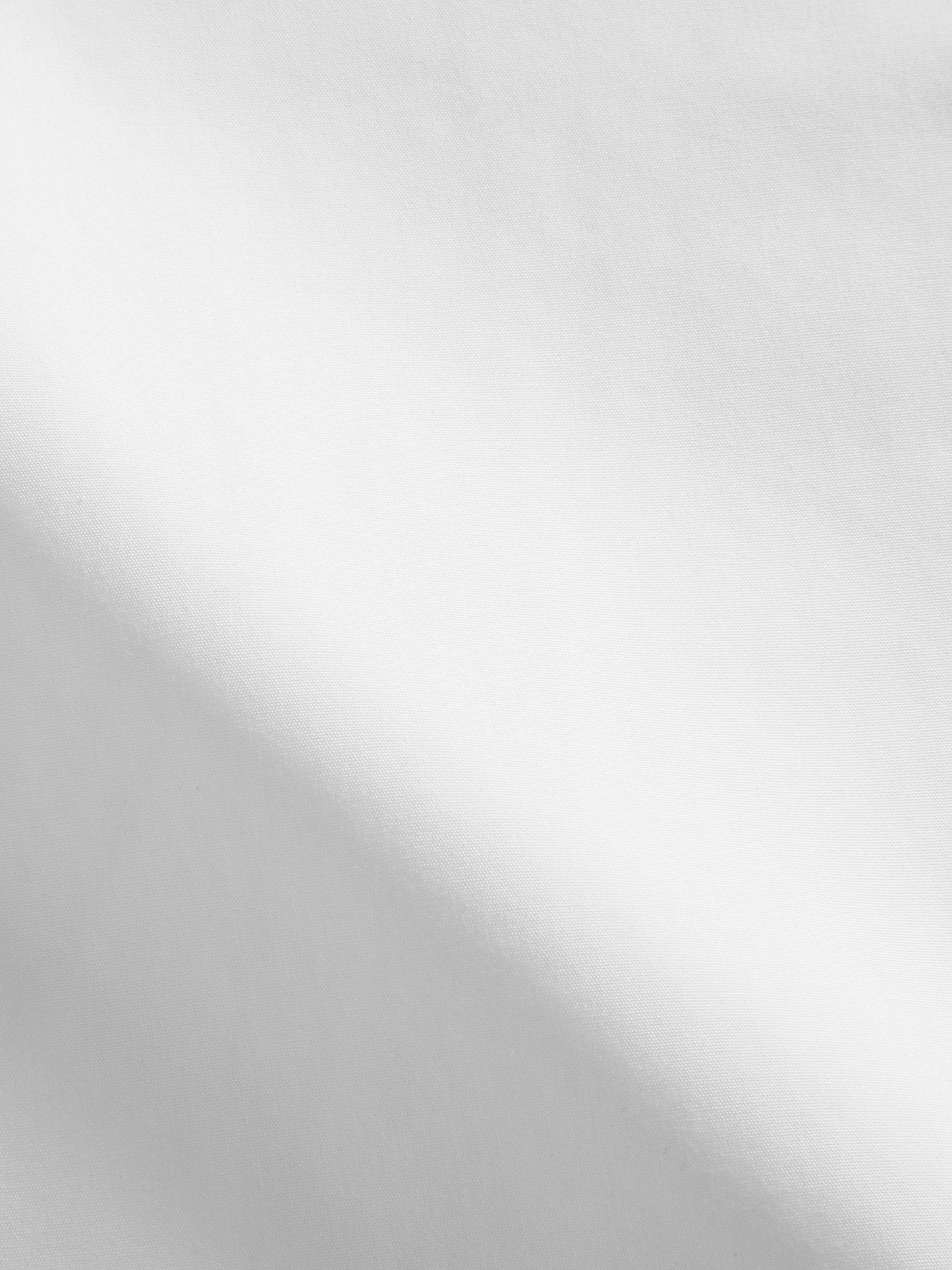 Non-Iron White Poplin Fitted Single Cuff Classic Collar Shirt