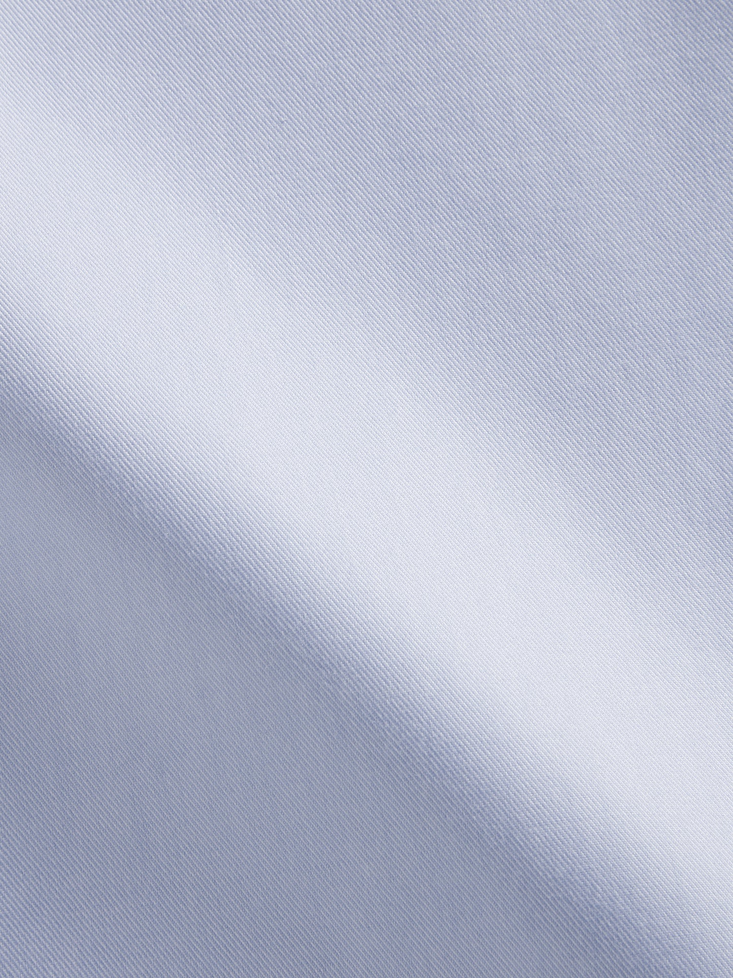 Non-Iron Light Blue Twill Slim Fit Single Cuff Semi Cutaway Collar Shirt