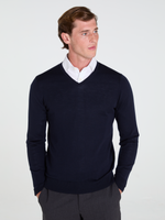 The Merino Wool V-Neck Jumper