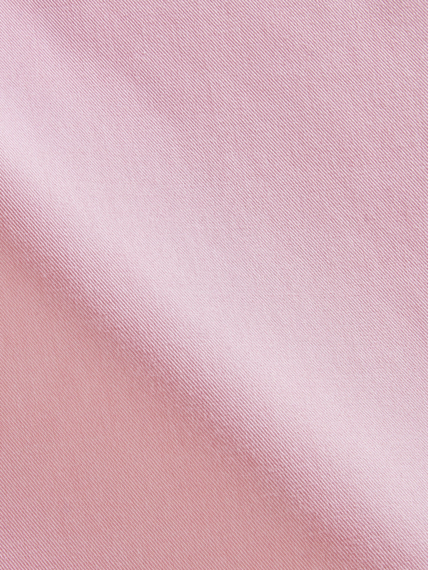Non-Iron Pink Twill Slim Fit Single Cuff Classic Collar Shirt