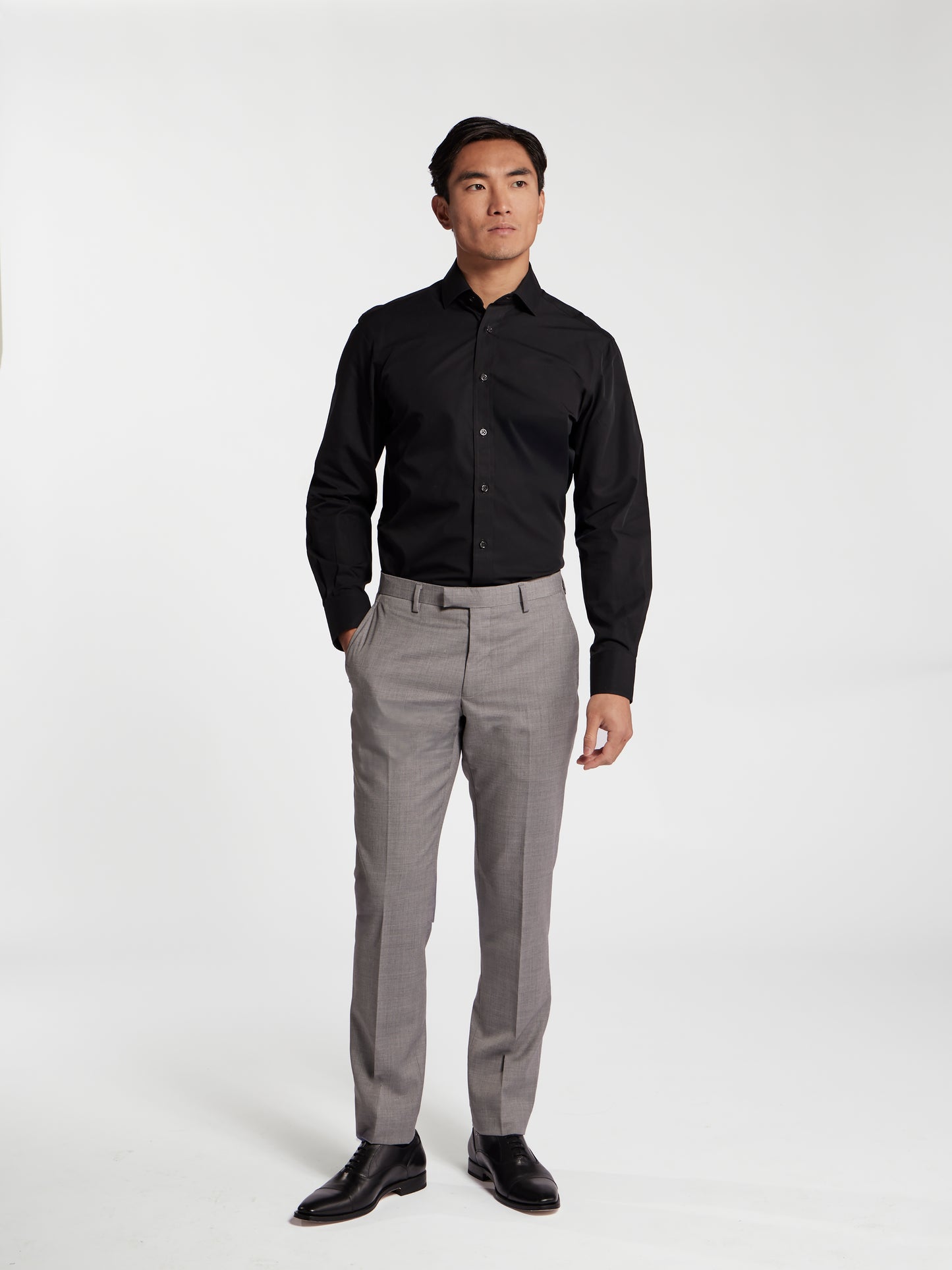 Hackney Wool Blend Slim Suit Trouser