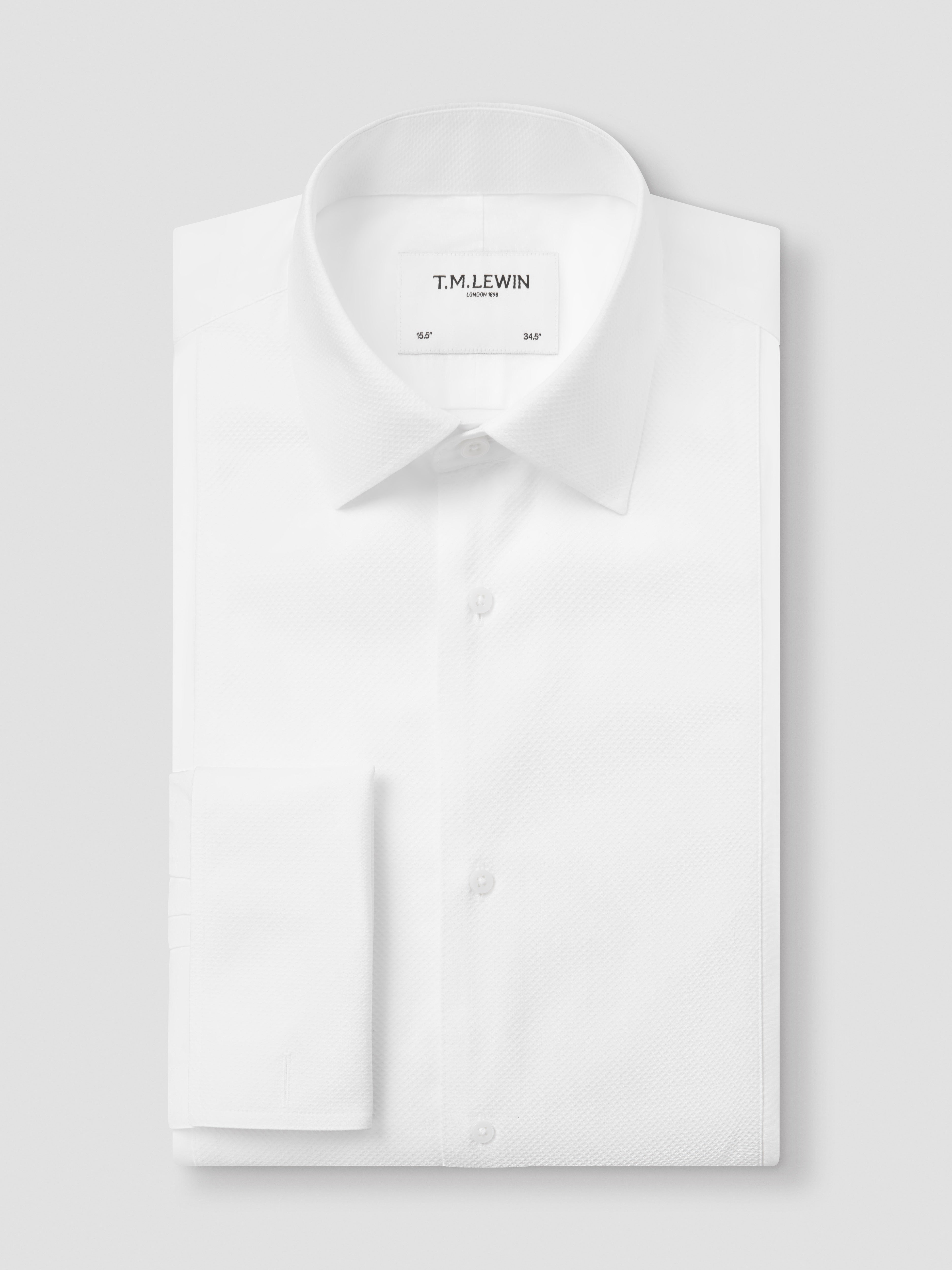 Non transparent white dress shirt on sale