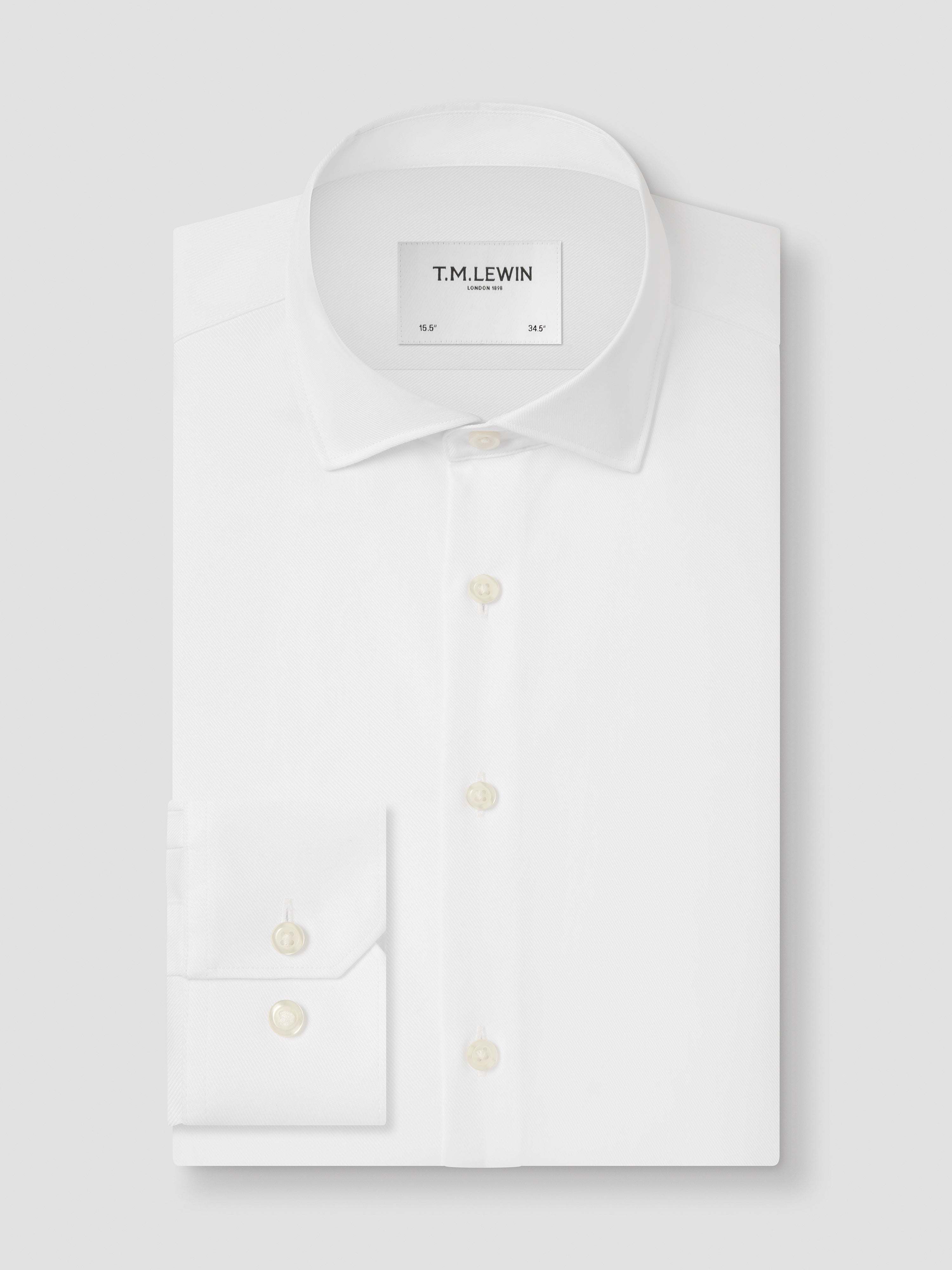 トップス LEWIN / WHITE gadidanoniem The Heritage Twill Shirt – T.M.Lewin