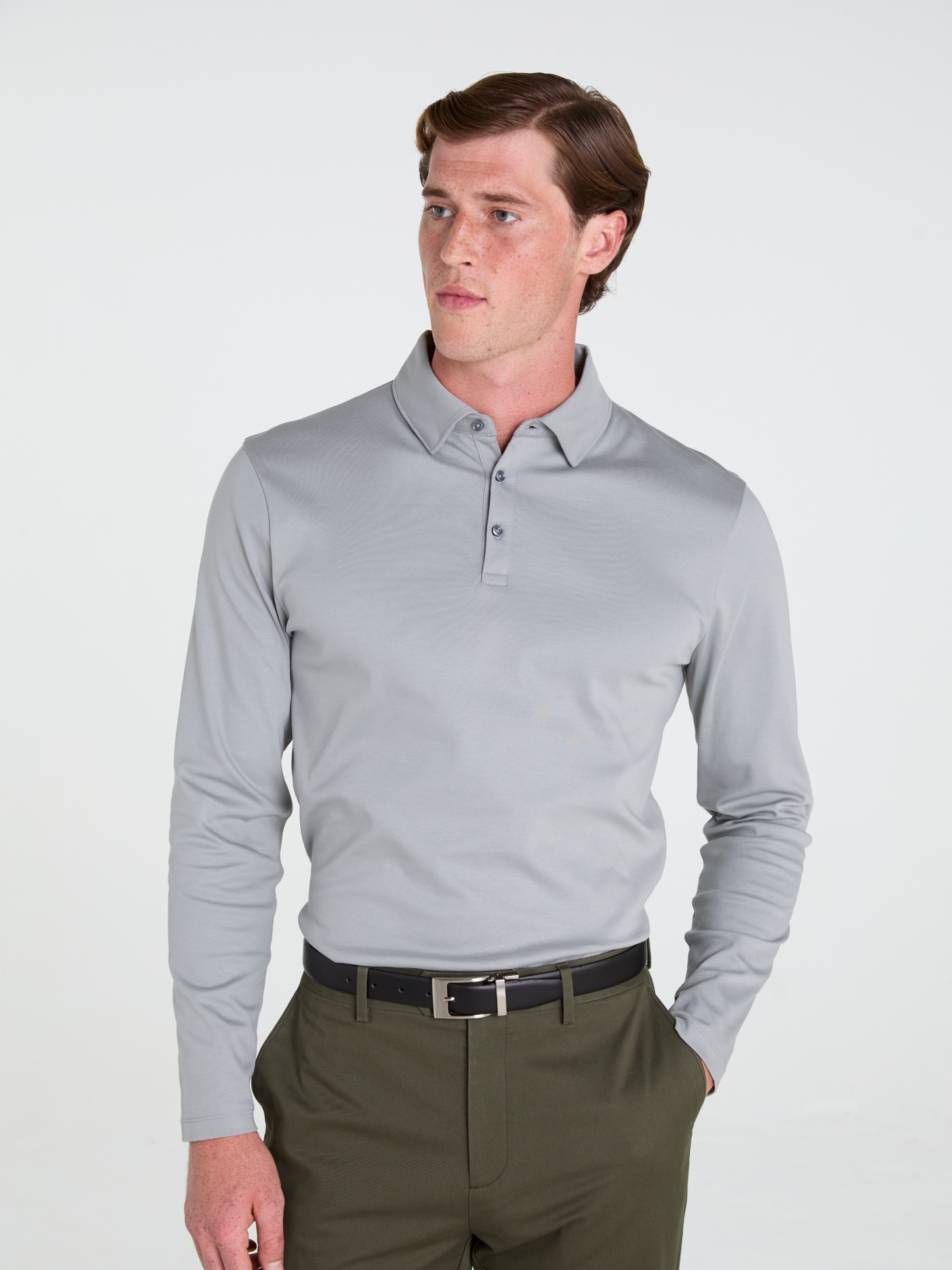 The Long Sleeve Smart Jersey Polo