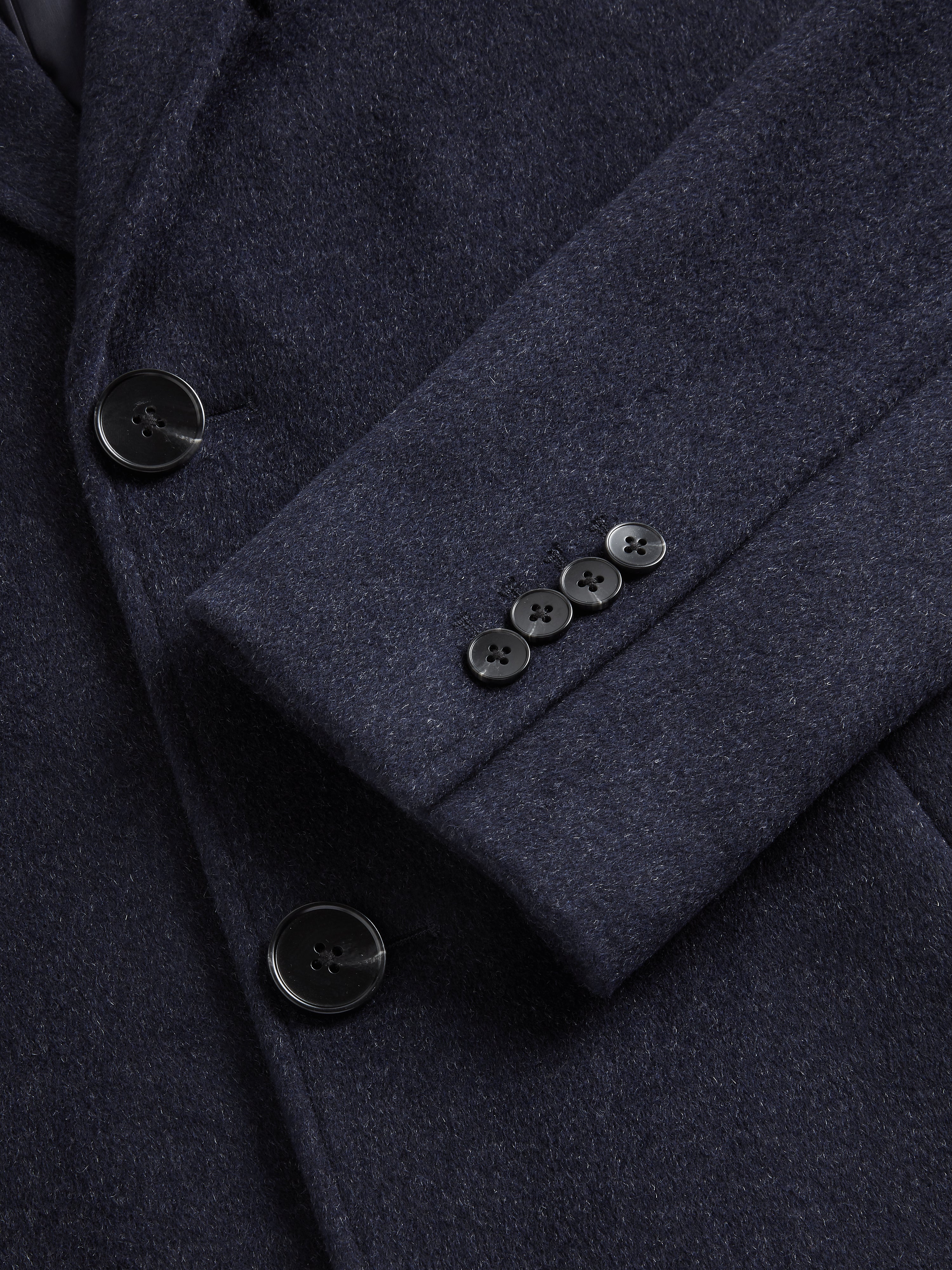 ジャケット・アウター Time is on WOOL VERSATILE OVER COAT 0 Men's Solid Color Wool Blend Long Jacket Mens Casual Turn Down