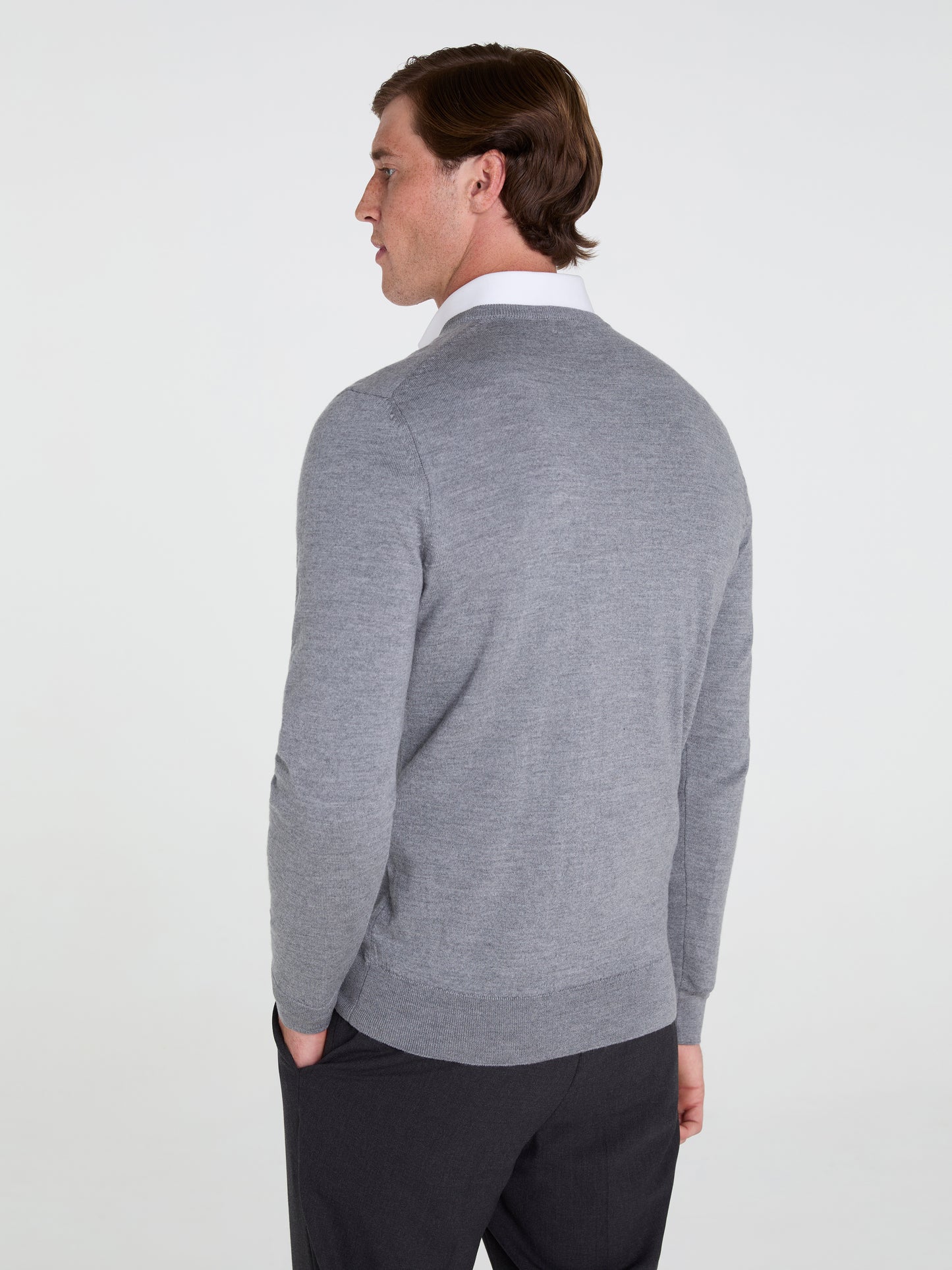 The Merino Wool V-Neck Jumper