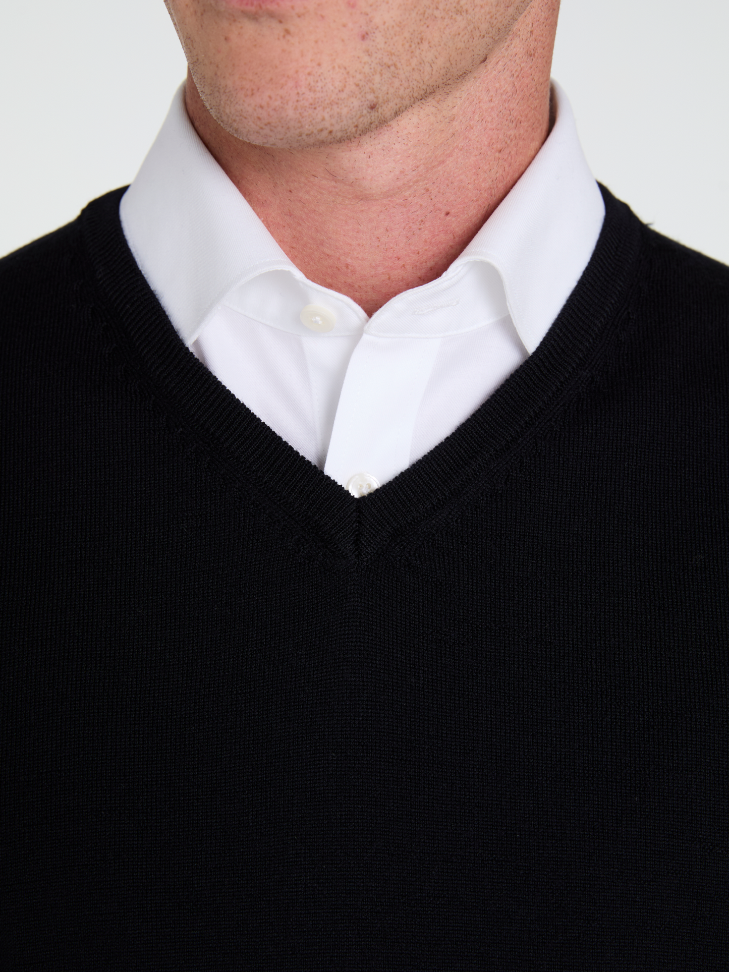 The Merino Wool V-Neck Jumper