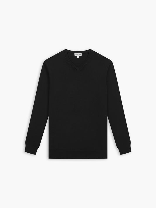 The Merino Wool V-Neck Jumper