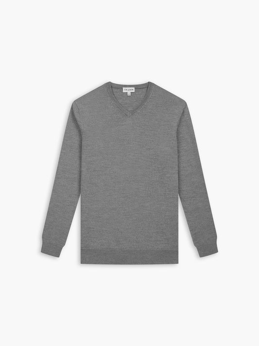 The Merino Wool V-Neck Jumper
