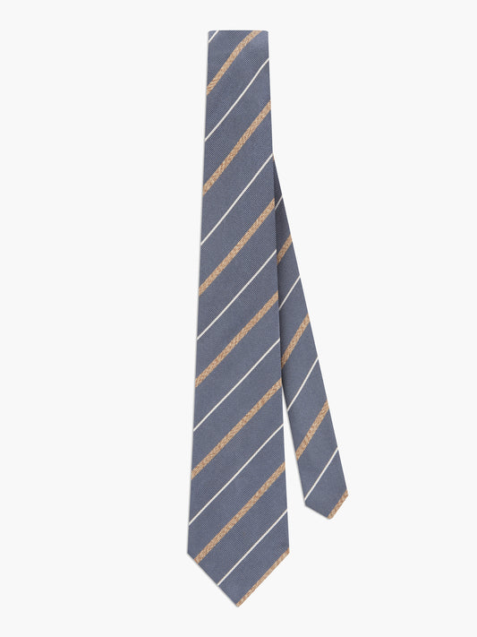 Melange Stripe Silk Tie