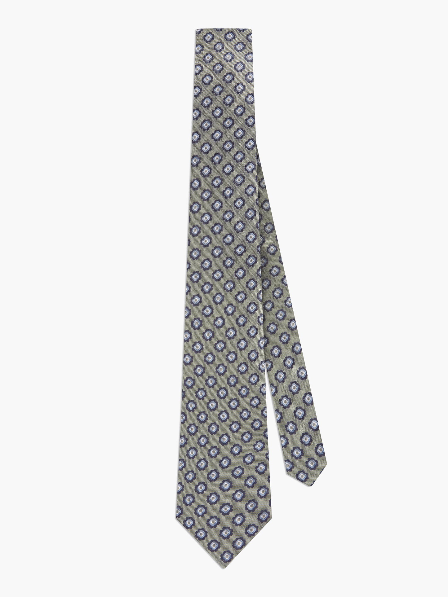 Floral-Geo II Silk Tie
