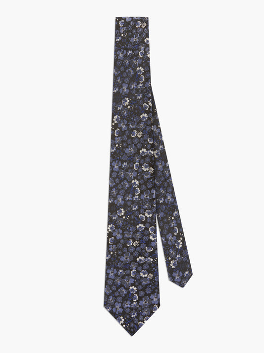 Multi-Floral Silk Tie