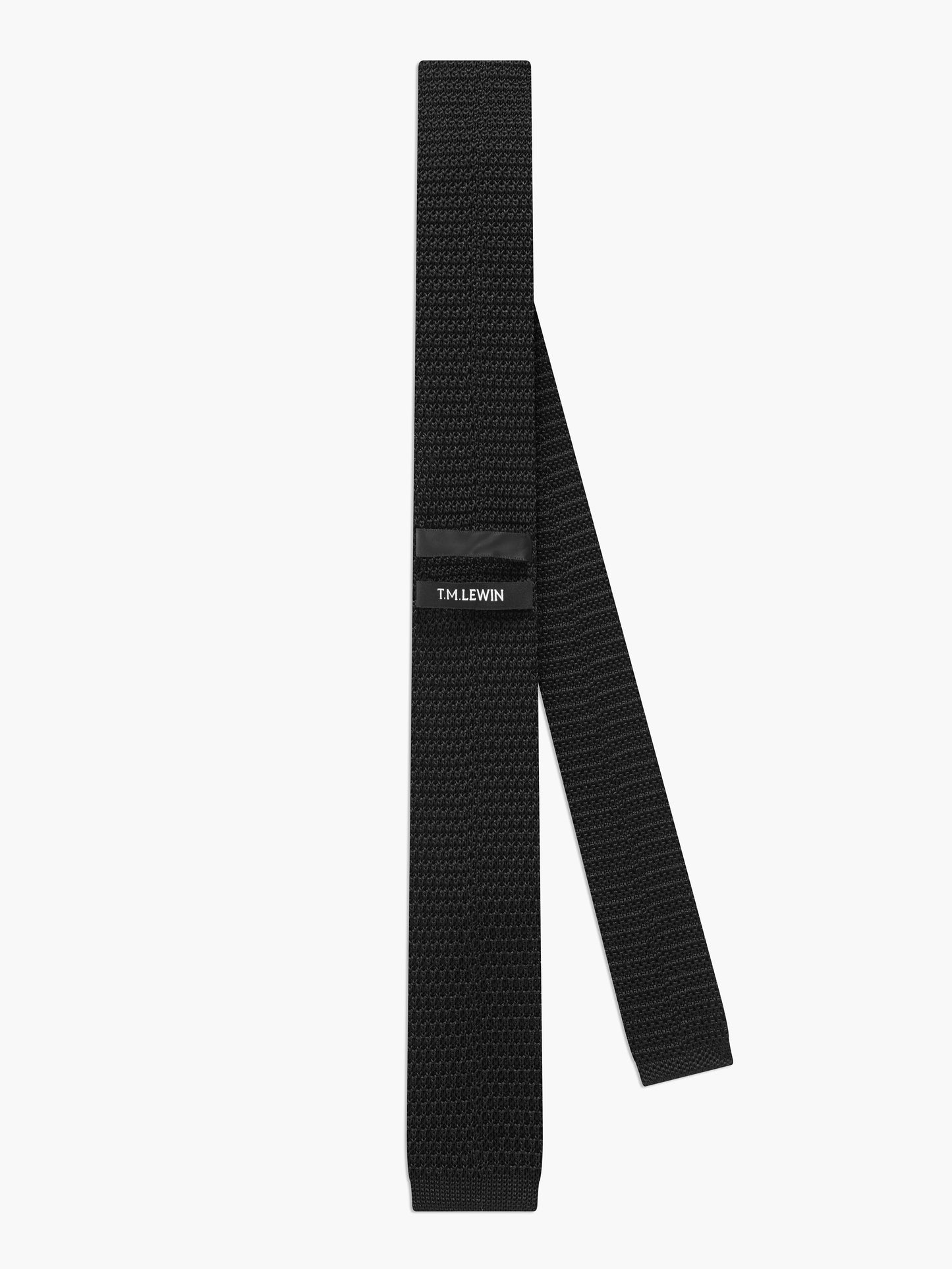 Plain Knitted Silk Tie