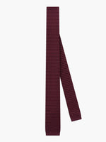 Plain Knitted Silk Tie