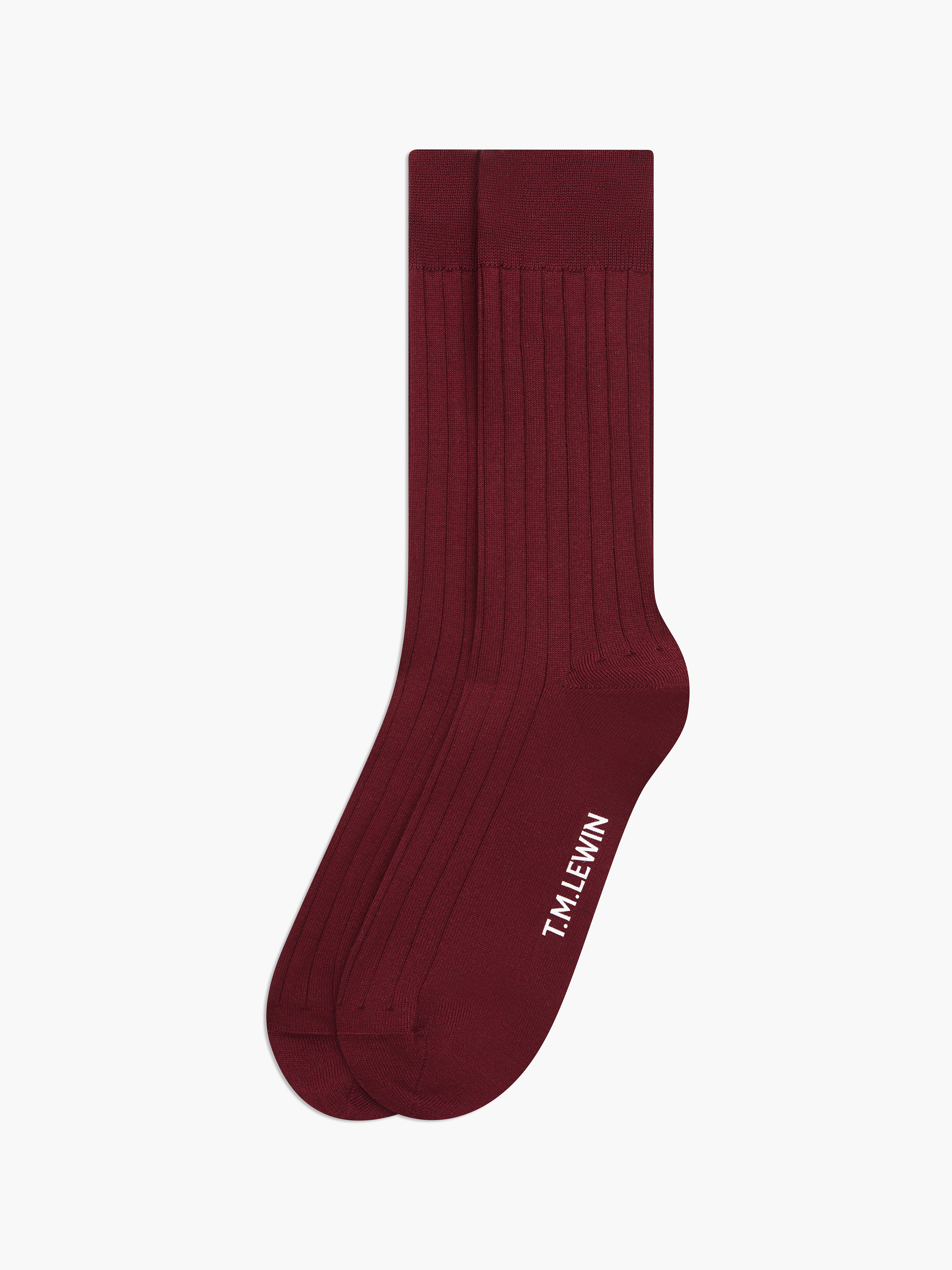 The Mercerised Ribbed Socks – T.M.Lewin