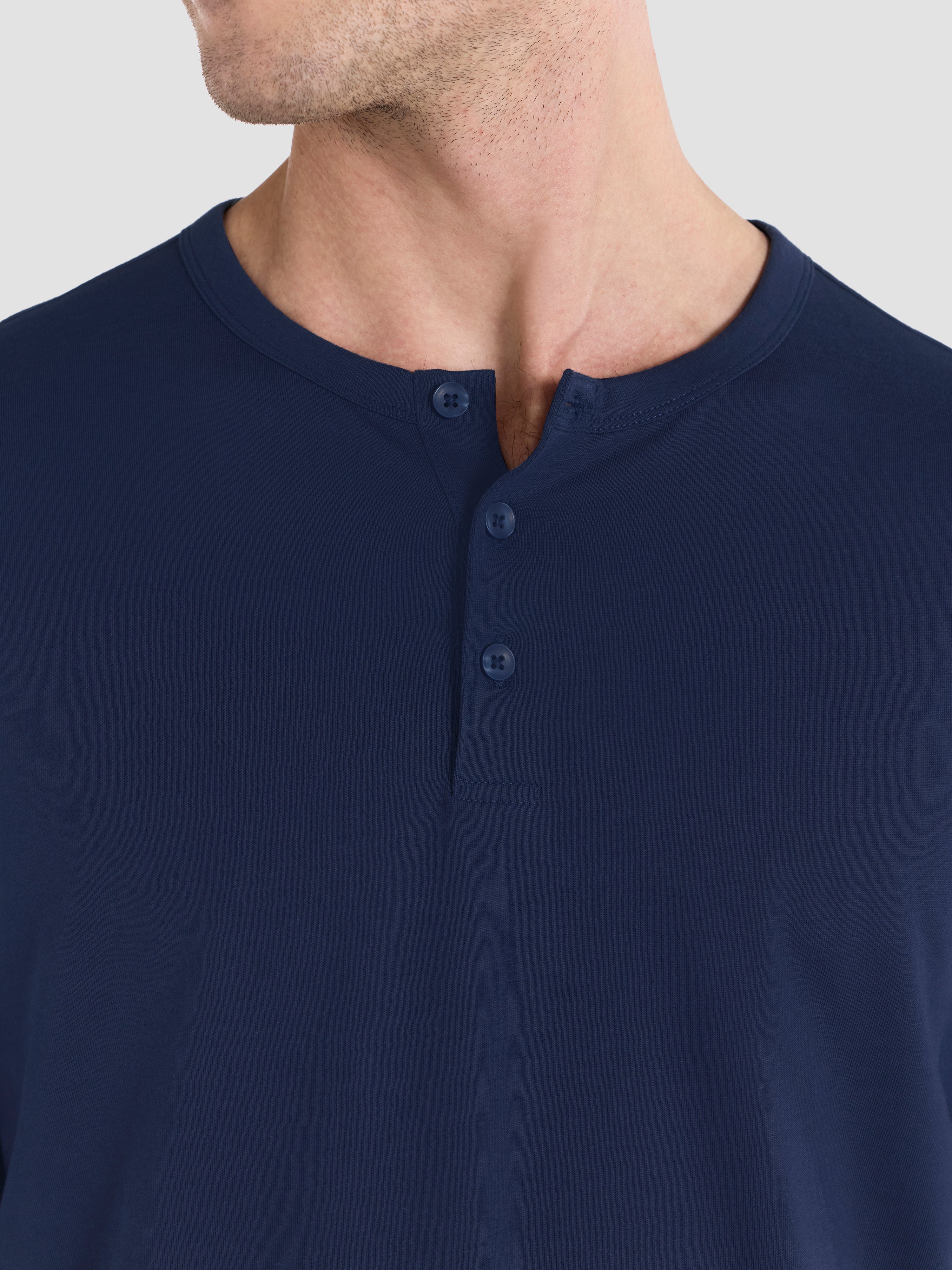 The Long Sleeve Henley – T.M.Lewin