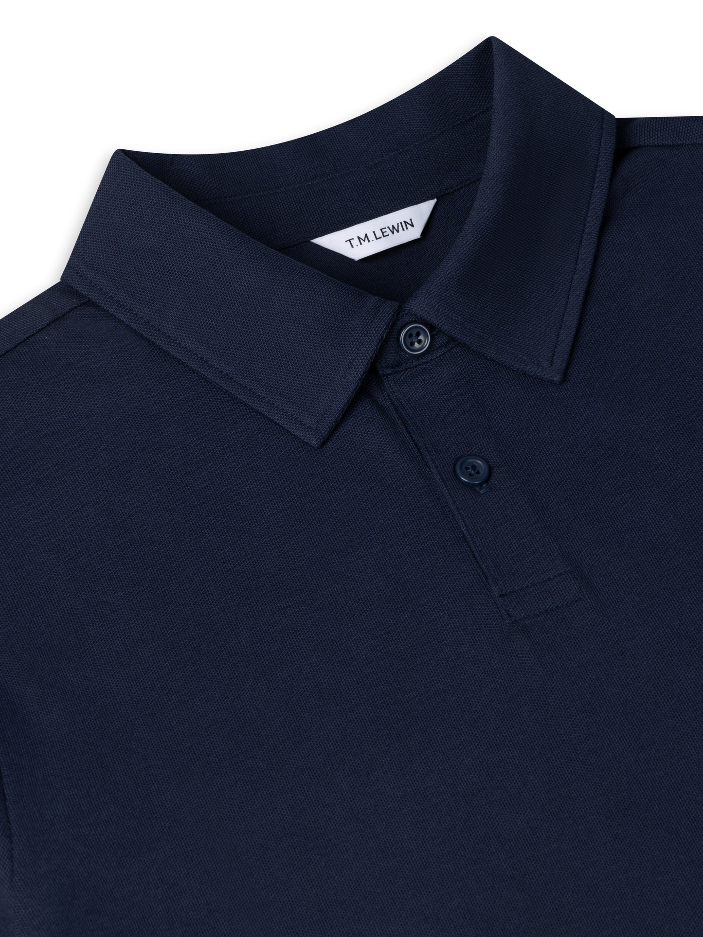 The Long Sleeve Smart Pique Polo