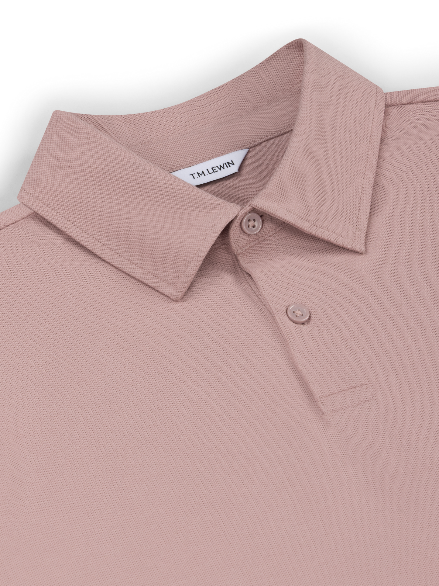 The Long Sleeve Smart Pique Polo