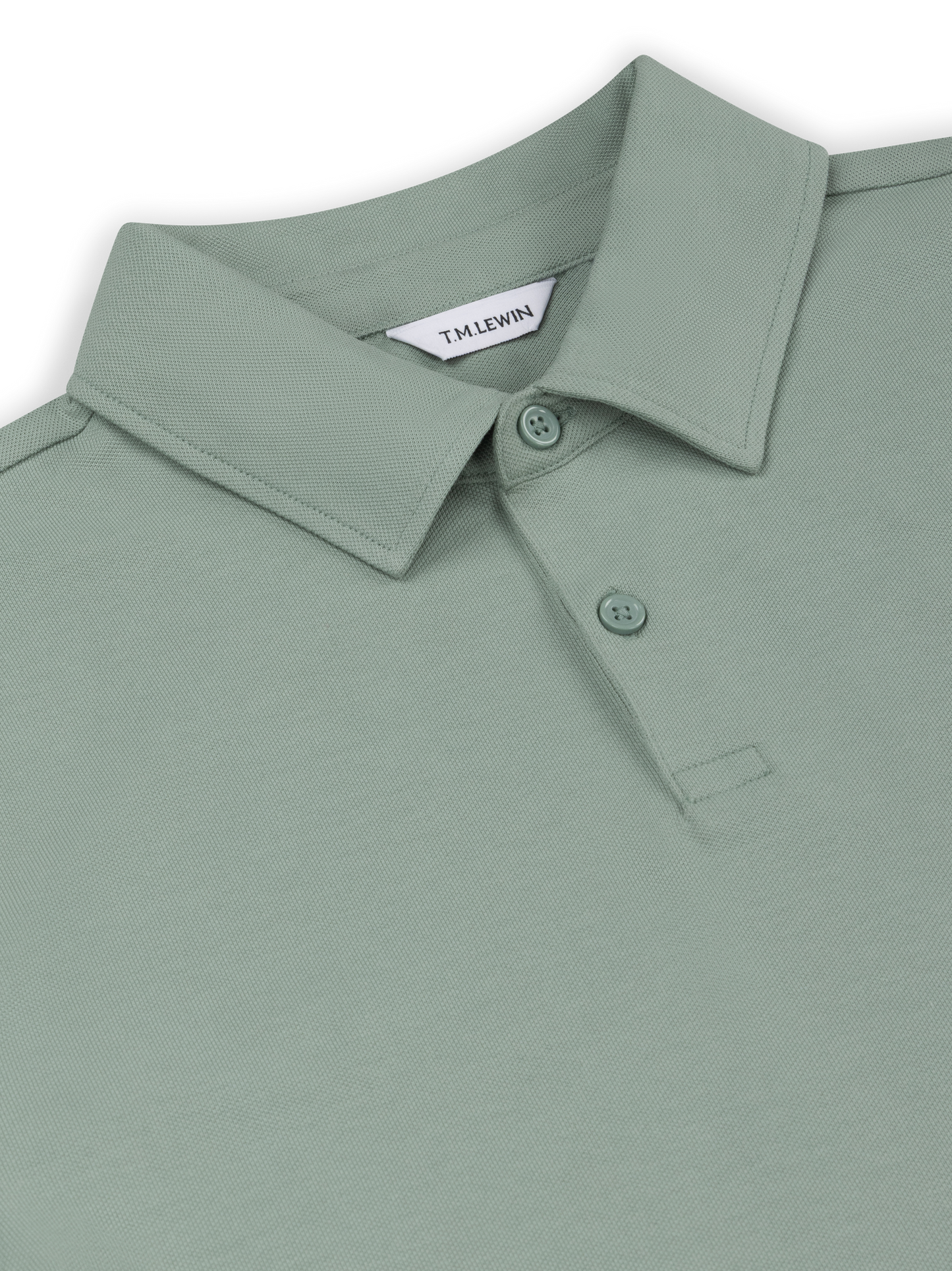 The Long Sleeve Smart Pique Polo