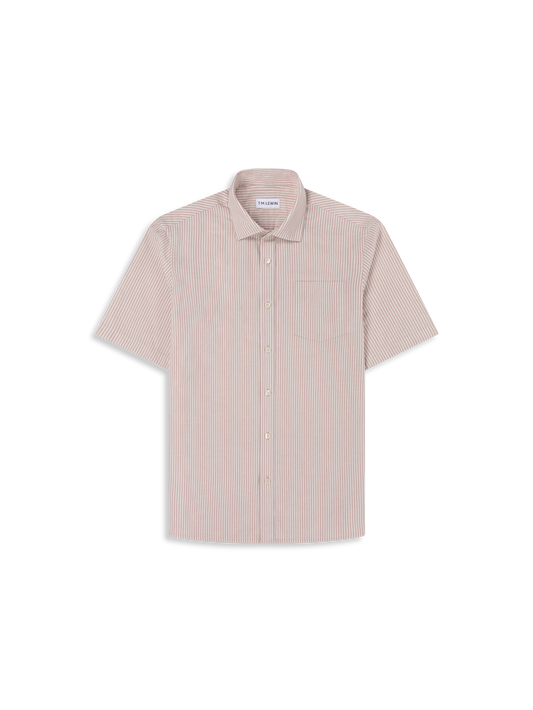 The Short Sleeve Linen Mix Shirt
