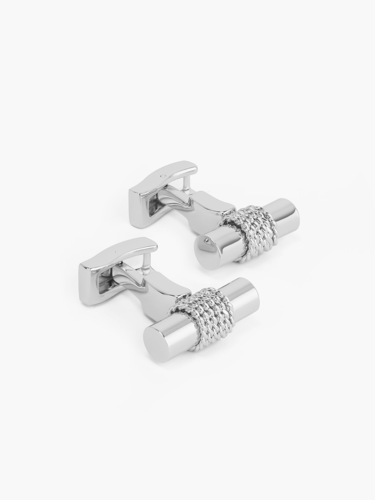 Bar Cufflinks - Silver