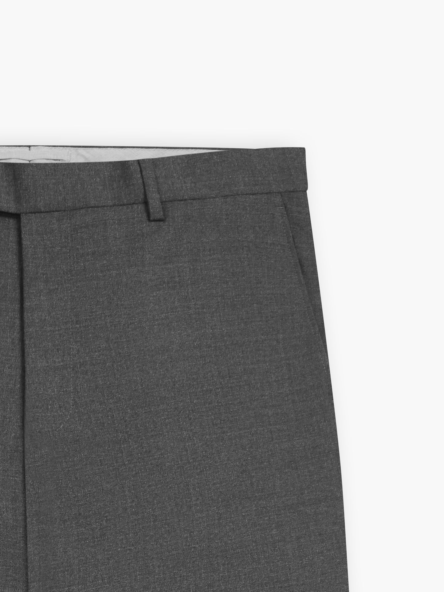 Browning Barberis Charcoal Merino Wool Slim Fit Trousers