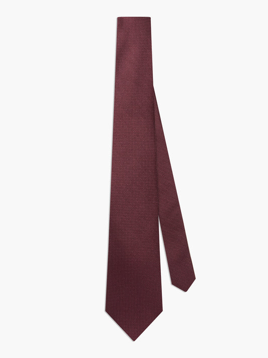 Plain Oxford Silk Tie