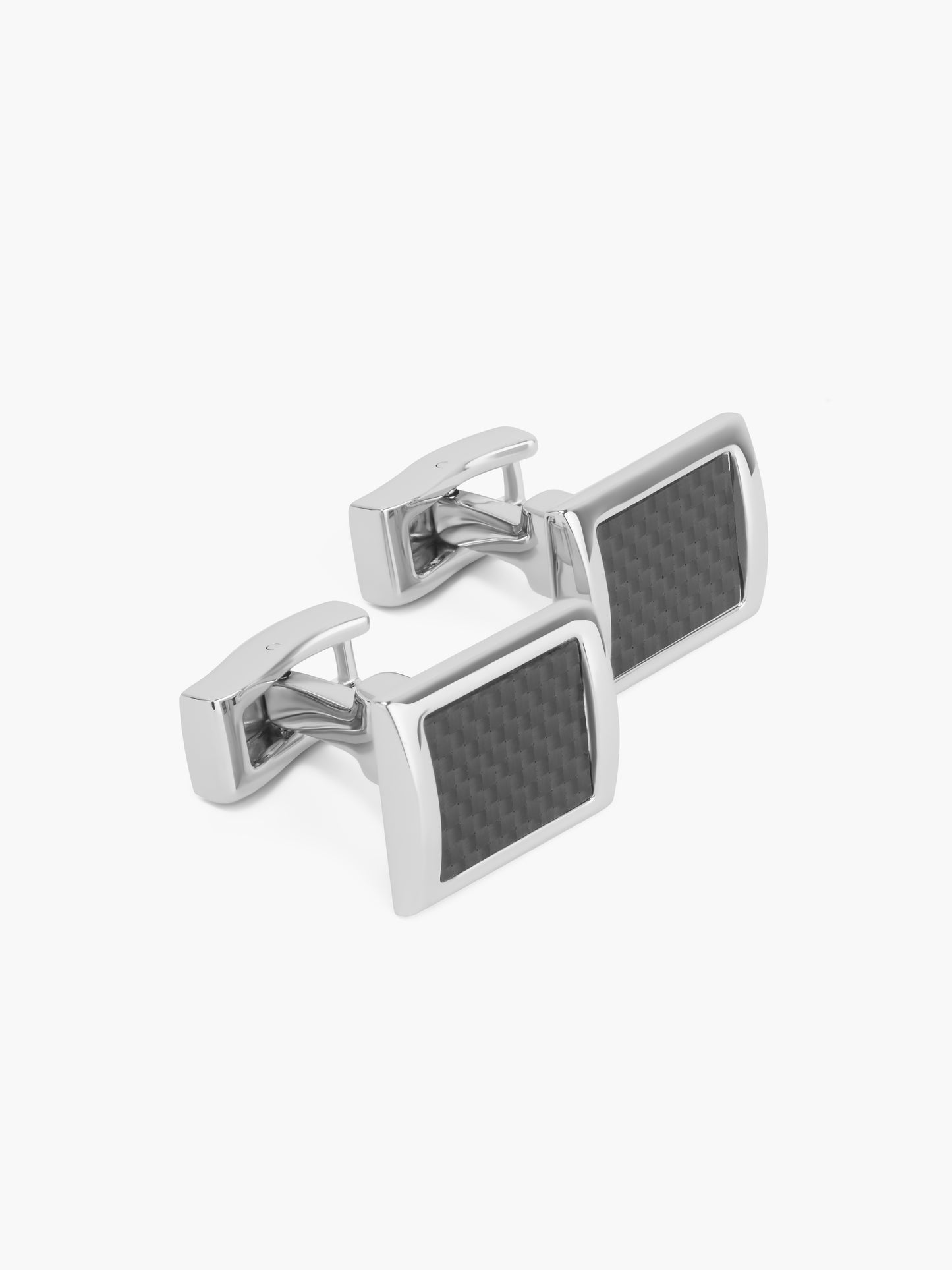 Gunmetal Patterned Cufflinks - Black