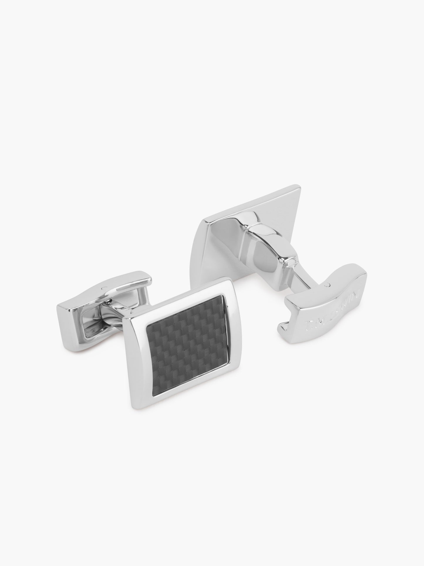 Gunmetal Patterned Cufflinks - Black