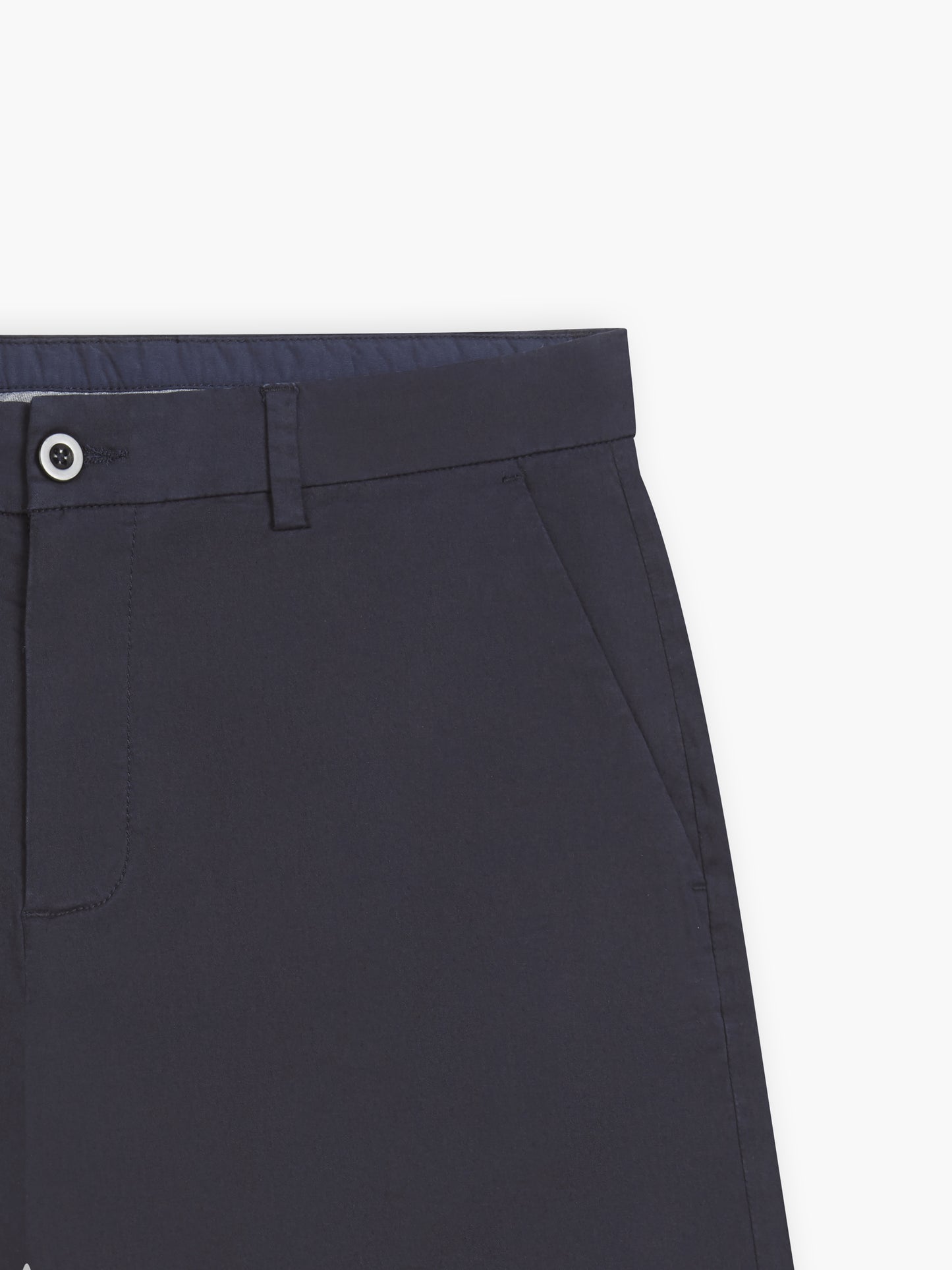 Slim Fit Navy Chino Shorts