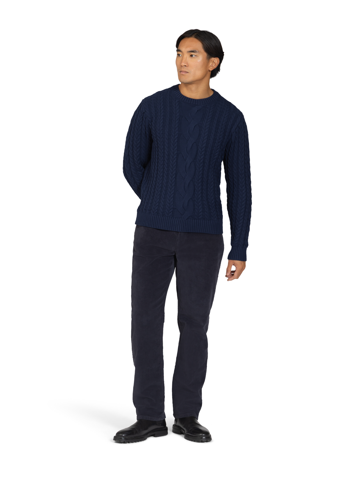 The Cotton Cable-Knit Jumper