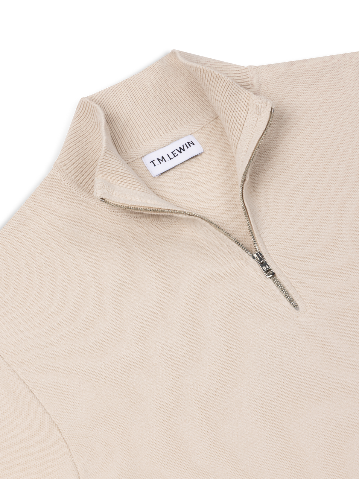 The Cotton Quarter-Zip Jumper