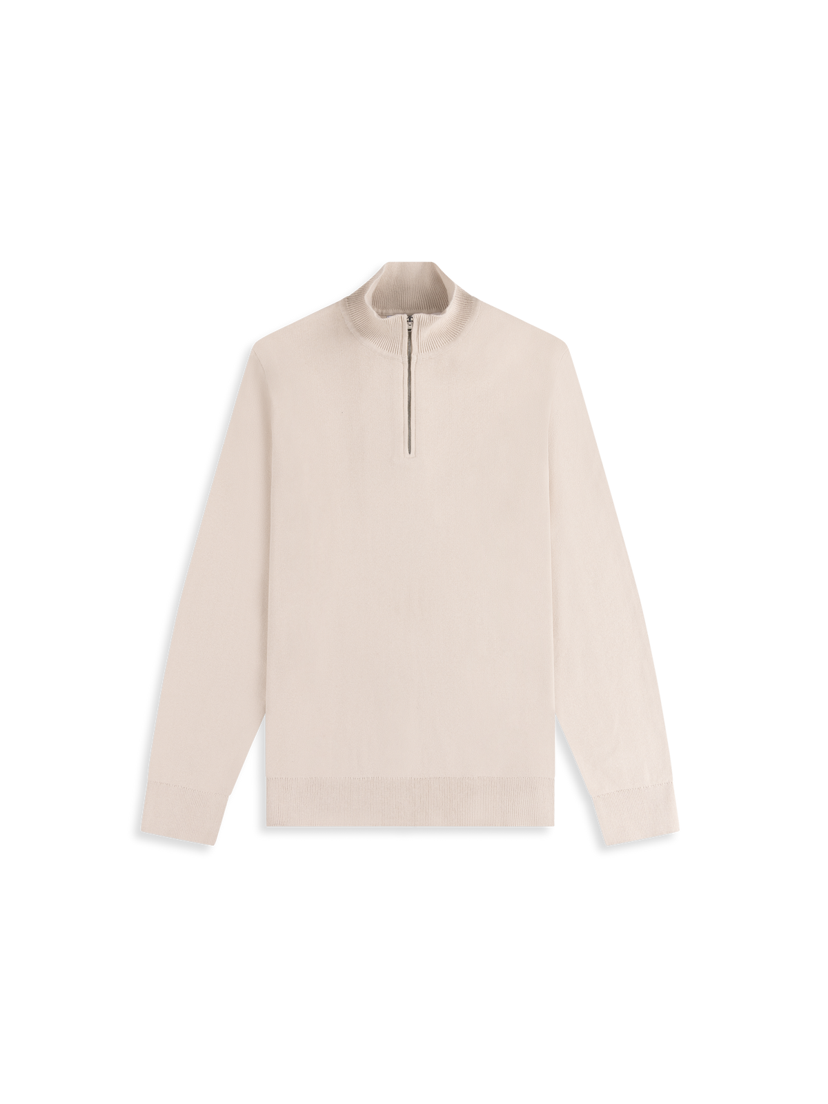 The Cotton Quarter-Zip Jumper