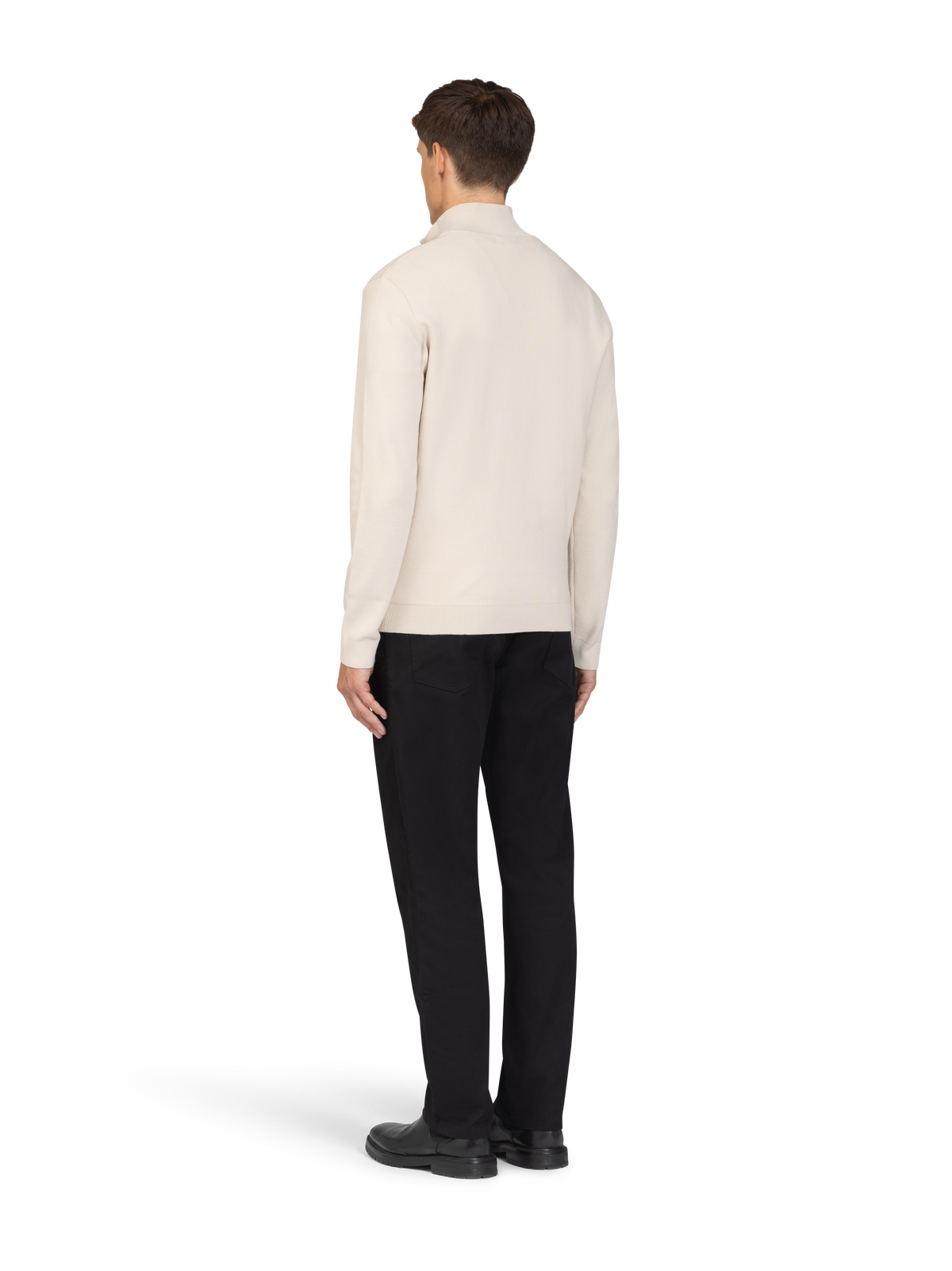 The Cotton Quarter-Zip Jumper