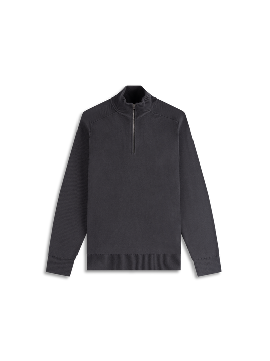 The Cotton Quarter-Zip Jumper