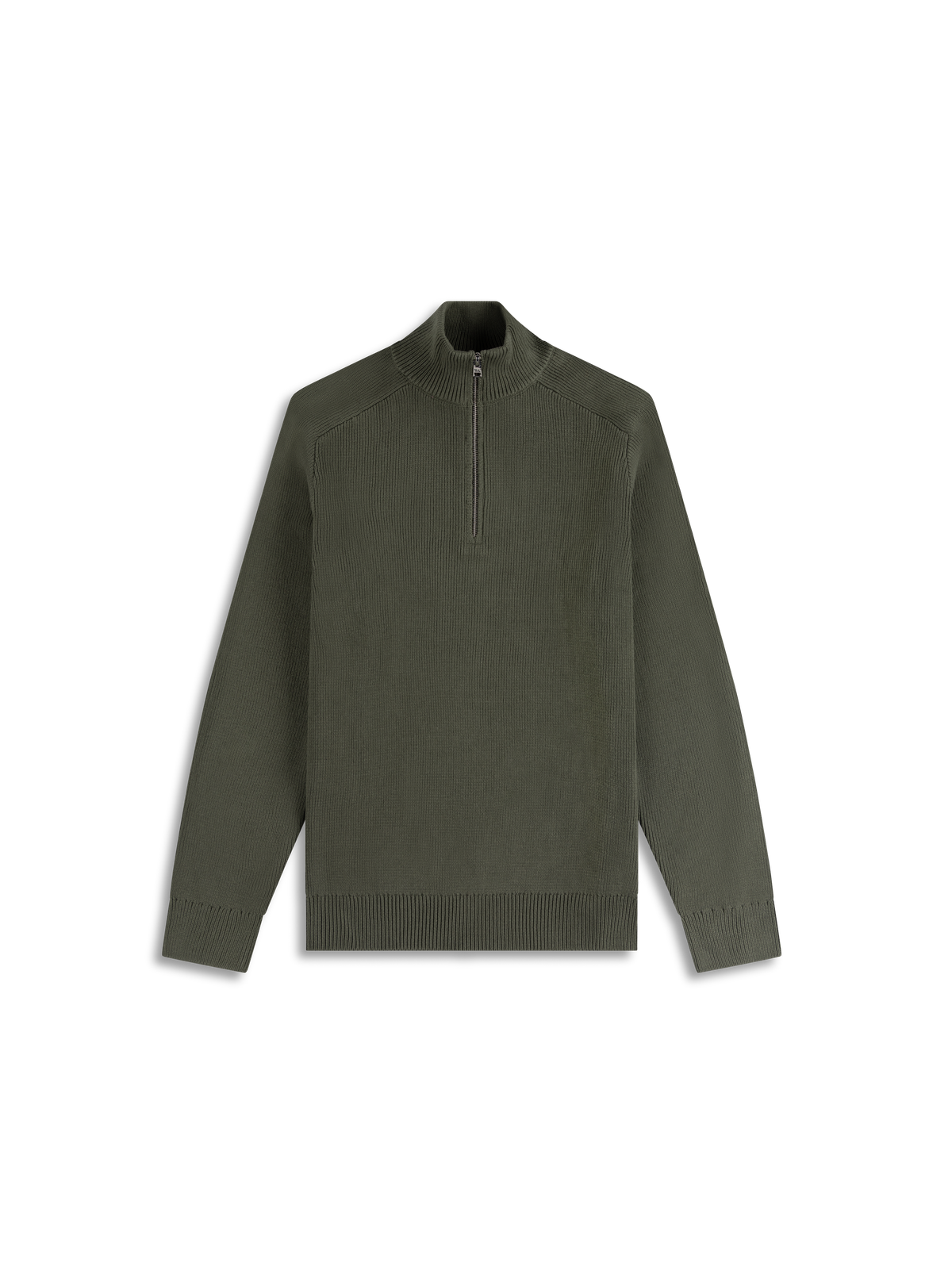 The Cotton Quarter-Zip Jumper