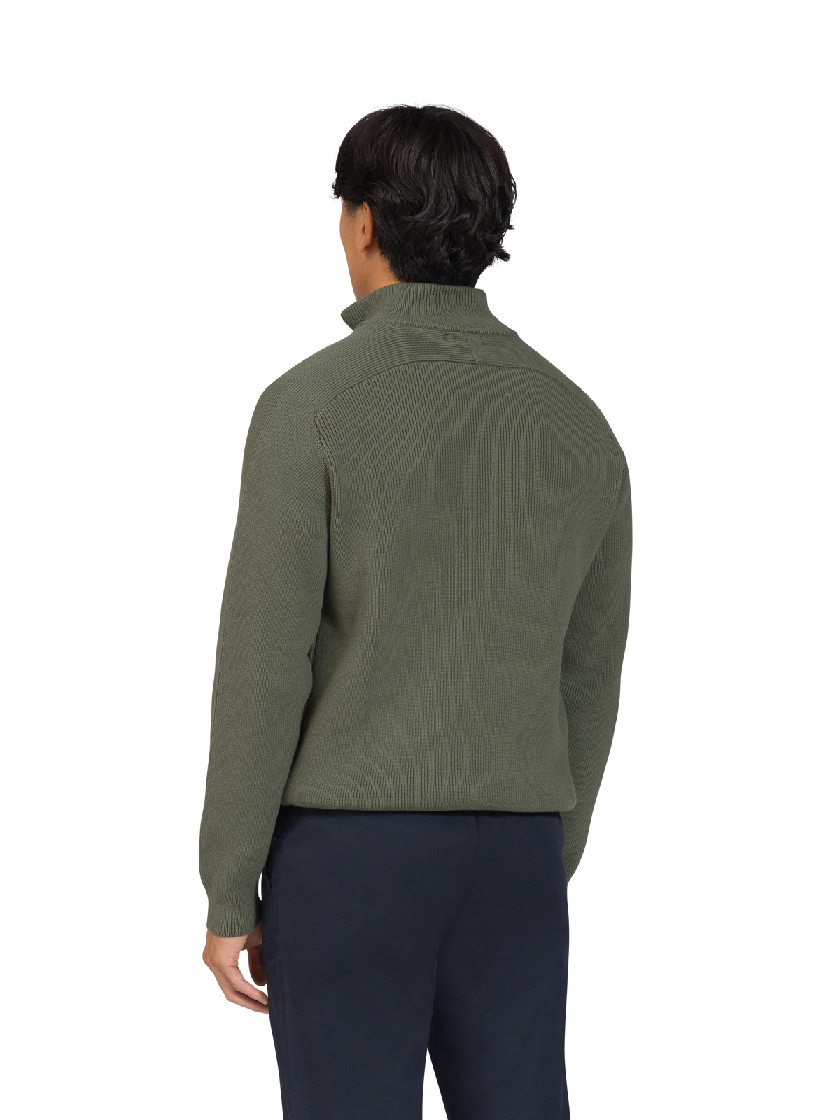 The Cotton Quarter-Zip Jumper