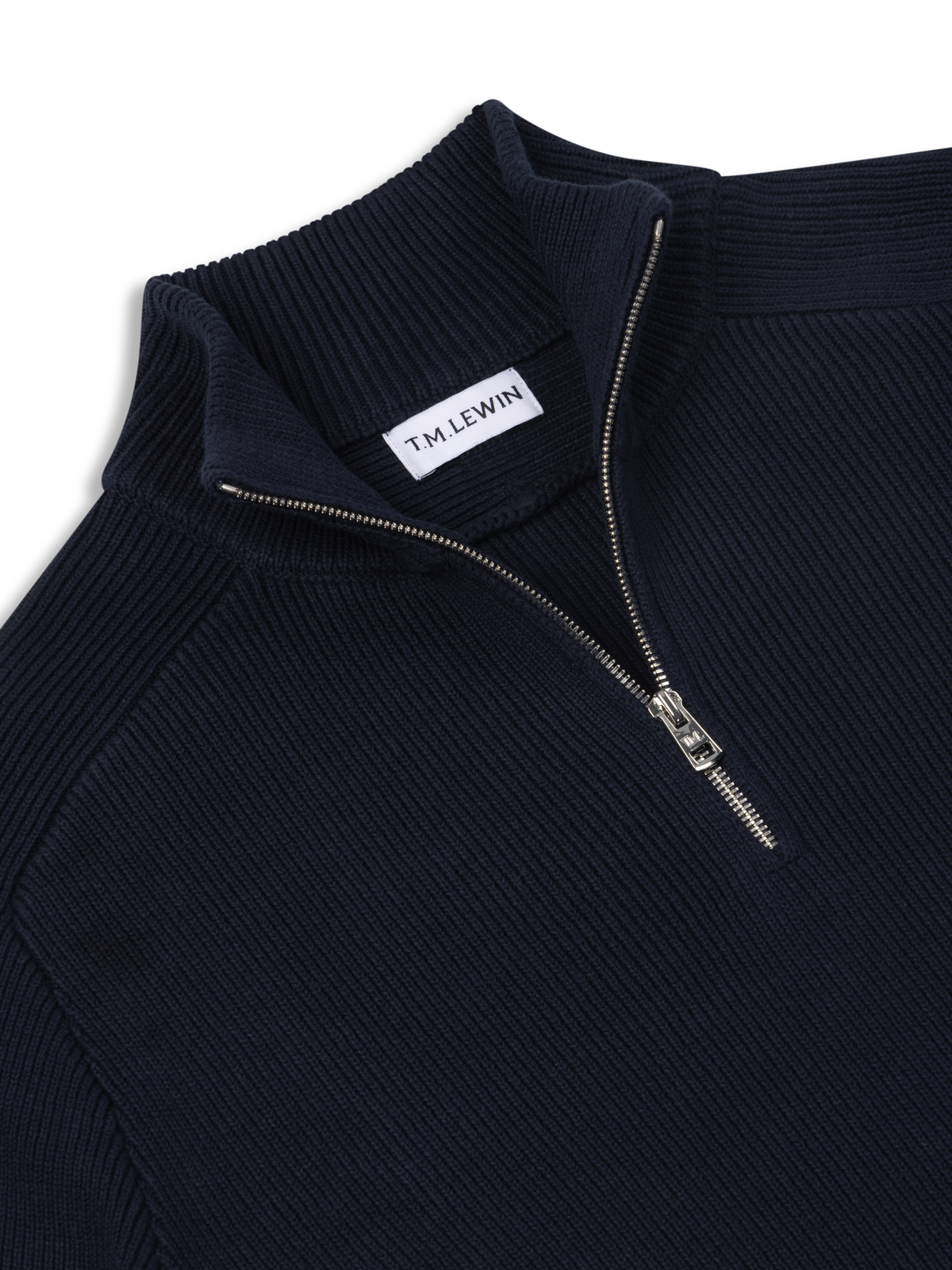 The Cotton Quarter-Zip Jumper