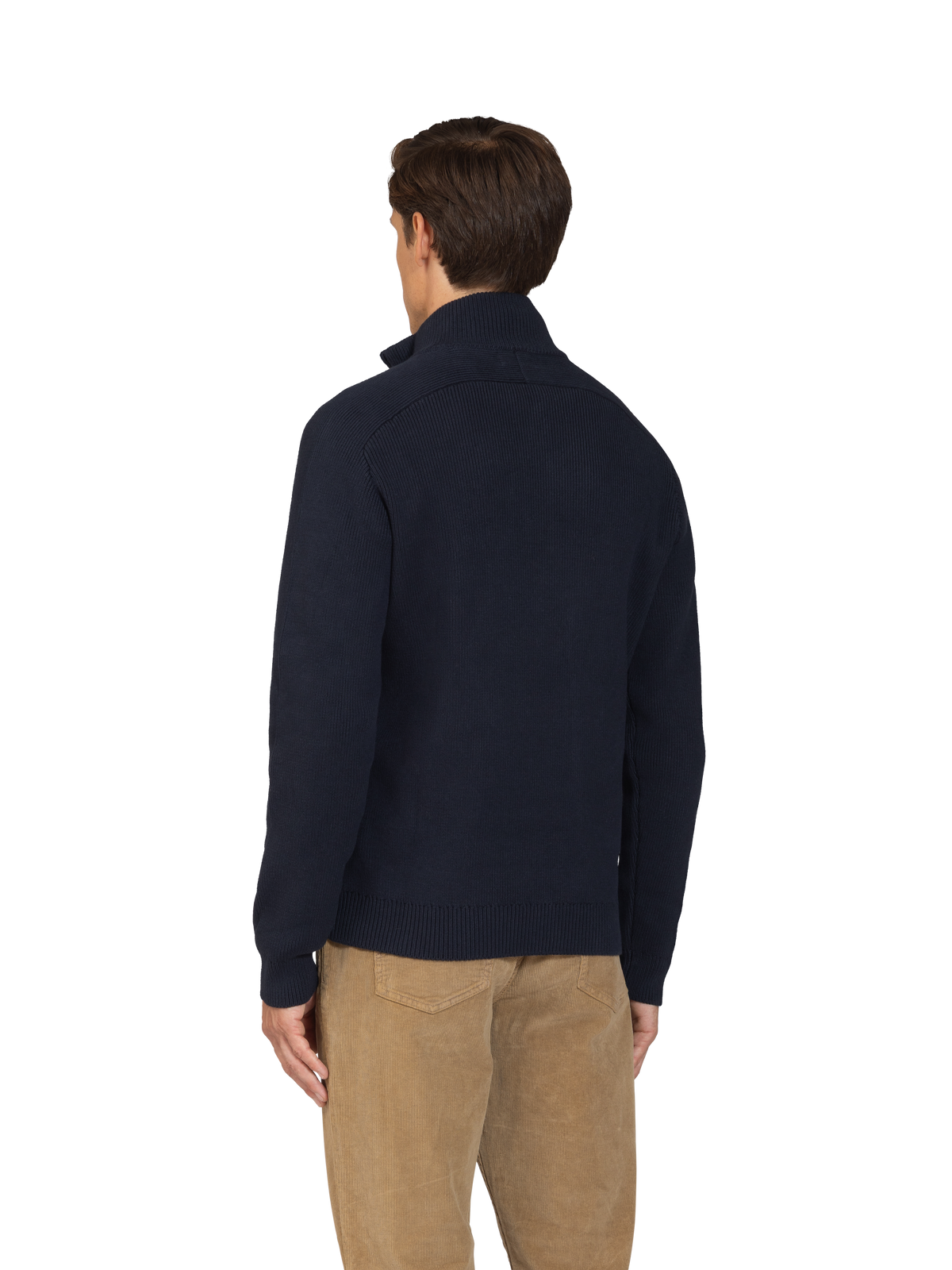 The Cotton Quarter-Zip Jumper